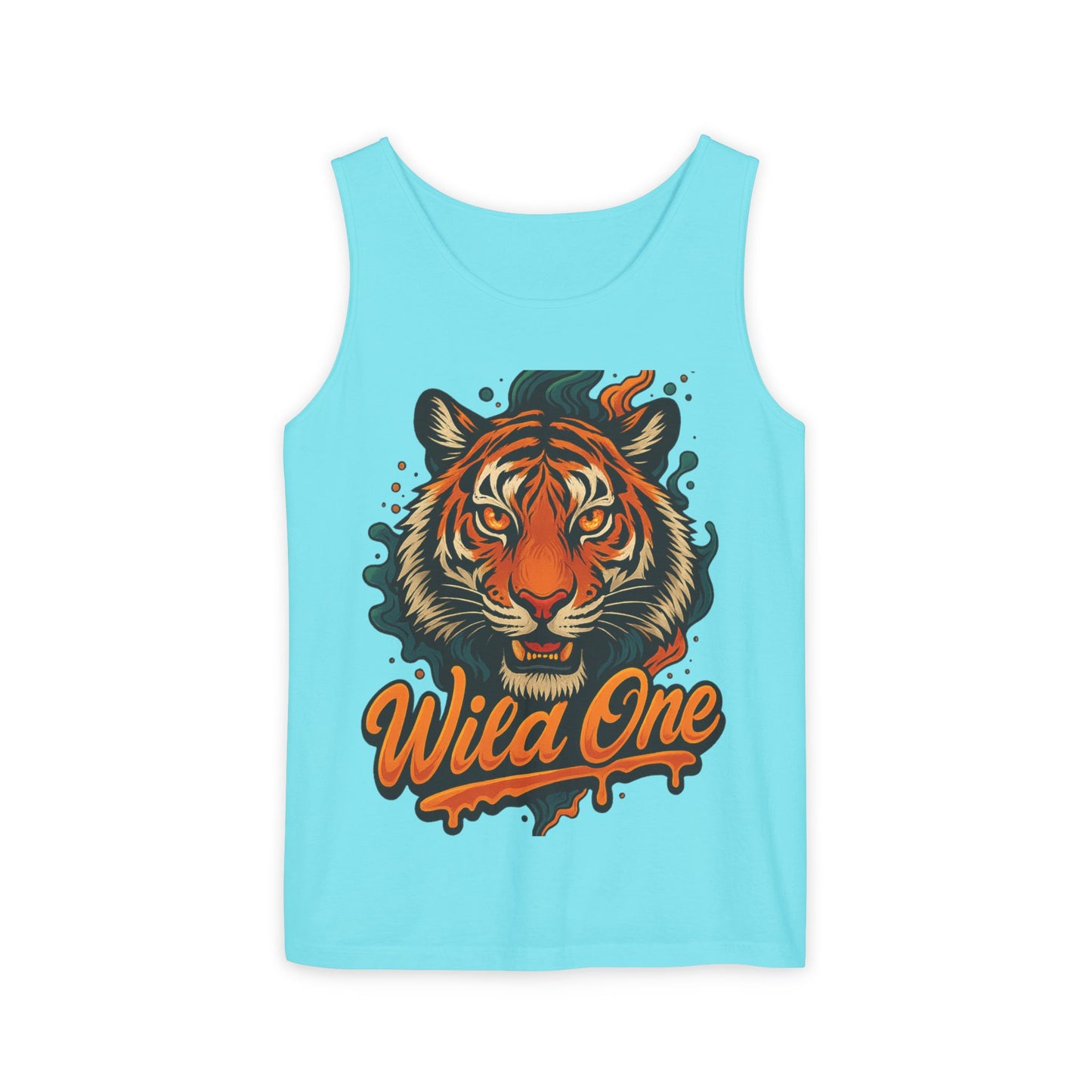 Wila One Tiger Graphic Unisex Tank Top - Vibrant & Stylish Summer Wear