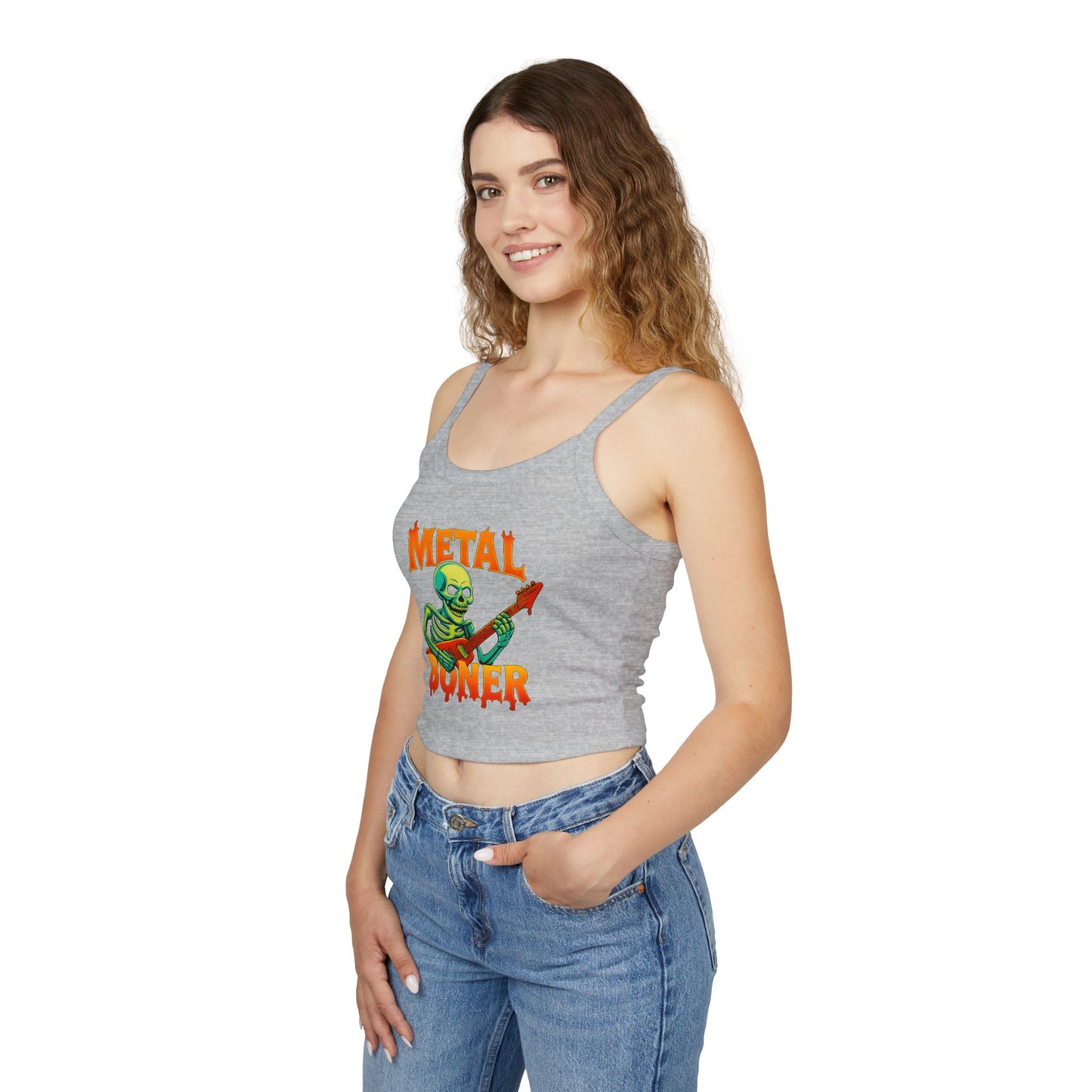 Metal Boner Graphic Tank Top for Music Lovers