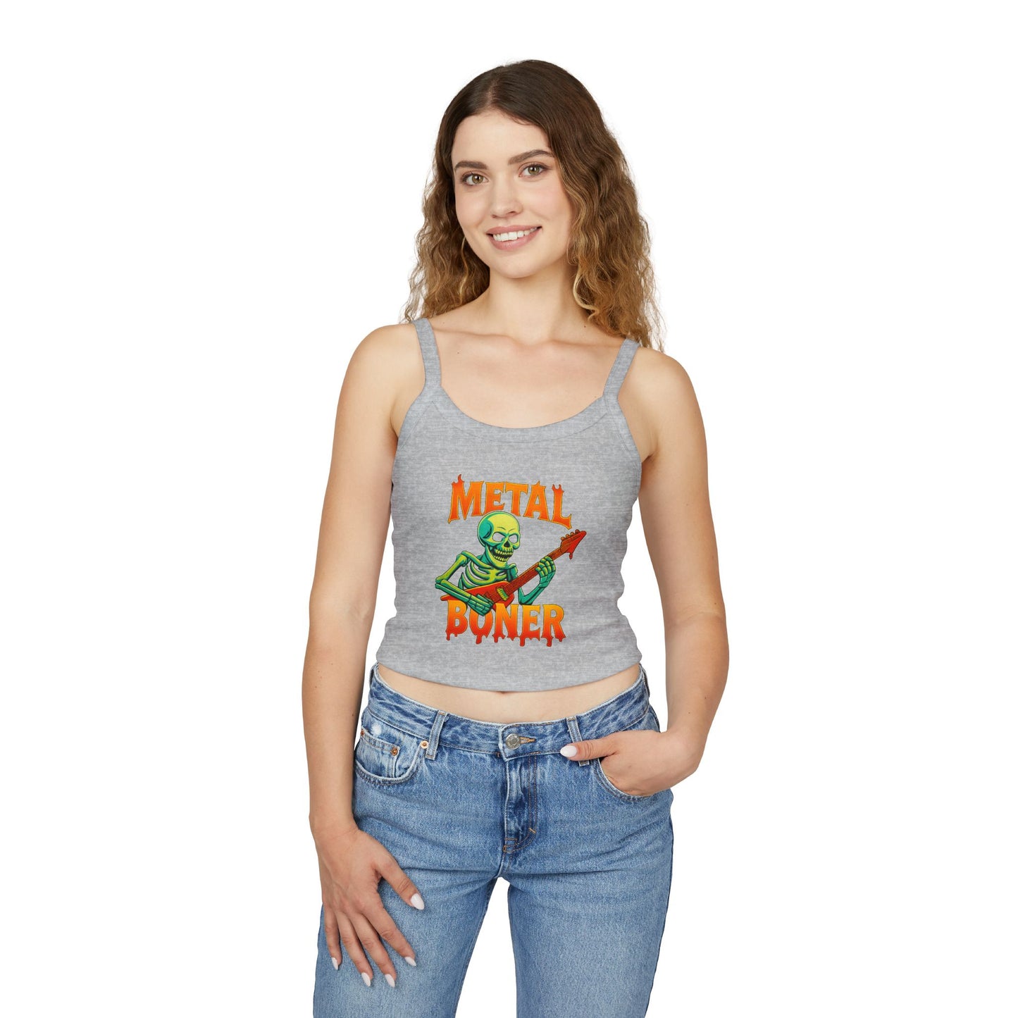 Metal Boner Graphic Tank Top for Music Lovers