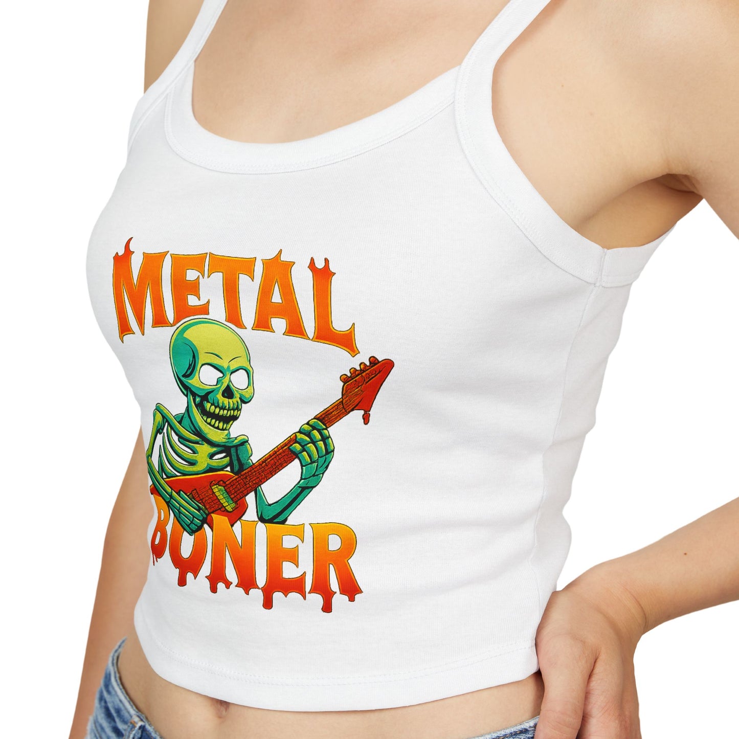 Metal Boner Graphic Tank Top for Music Lovers