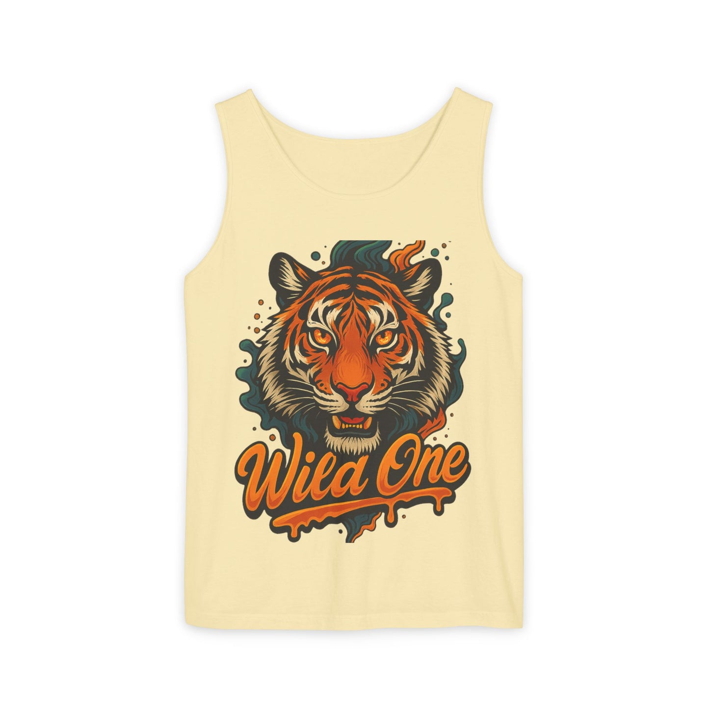 Wila One Tiger Graphic Unisex Tank Top - Vibrant & Stylish Summer Wear