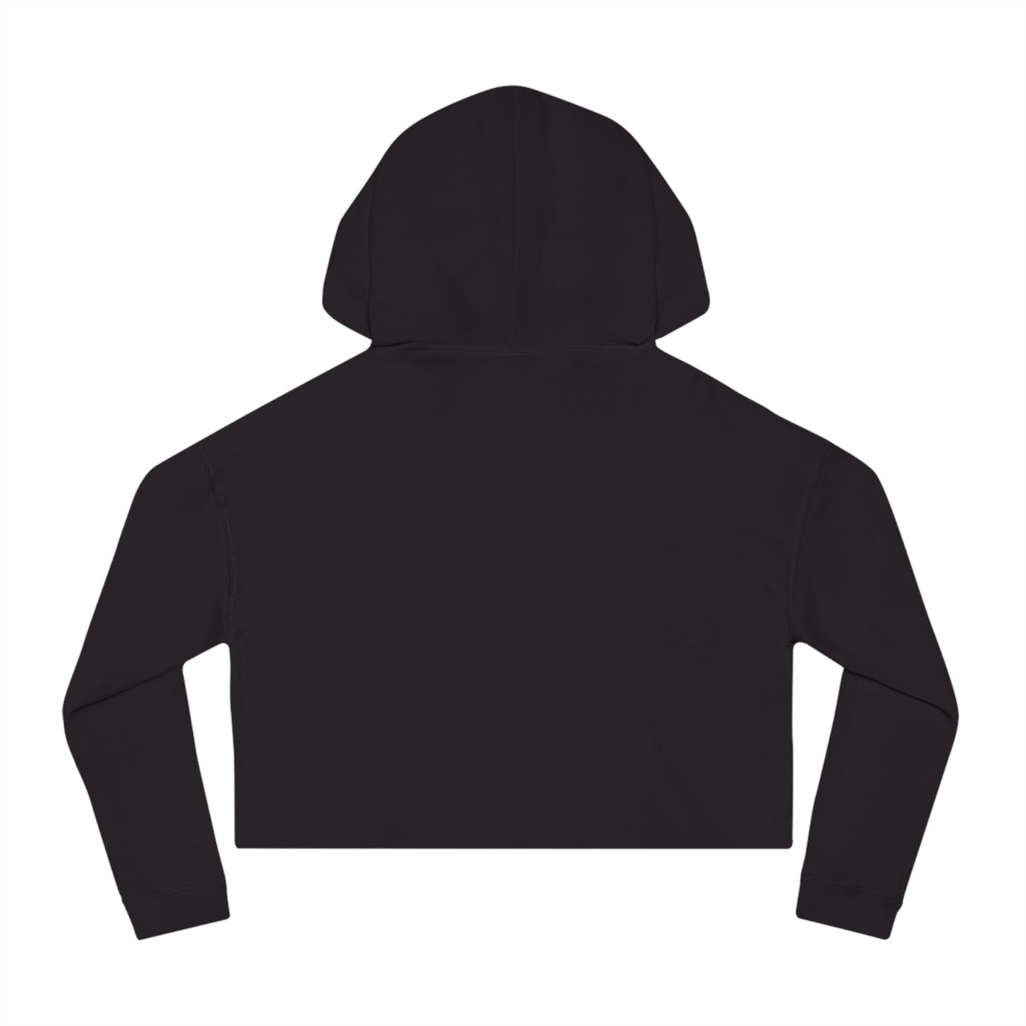 Cropped Hoodie for Women - 'Don't Look So Happy' Graphic Sweatshirt