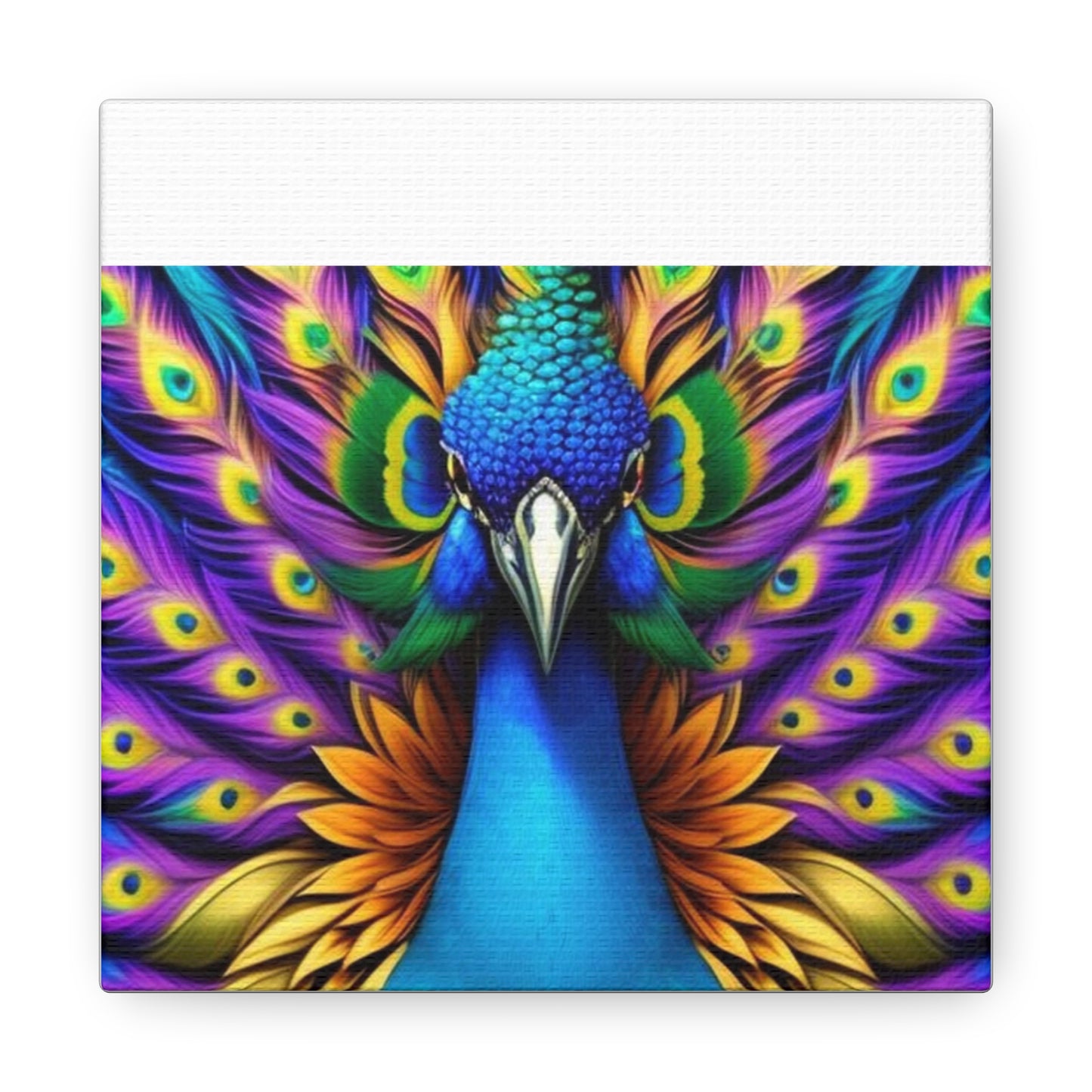 Canvas Print - Beautiful Peacock Wall Art Decor