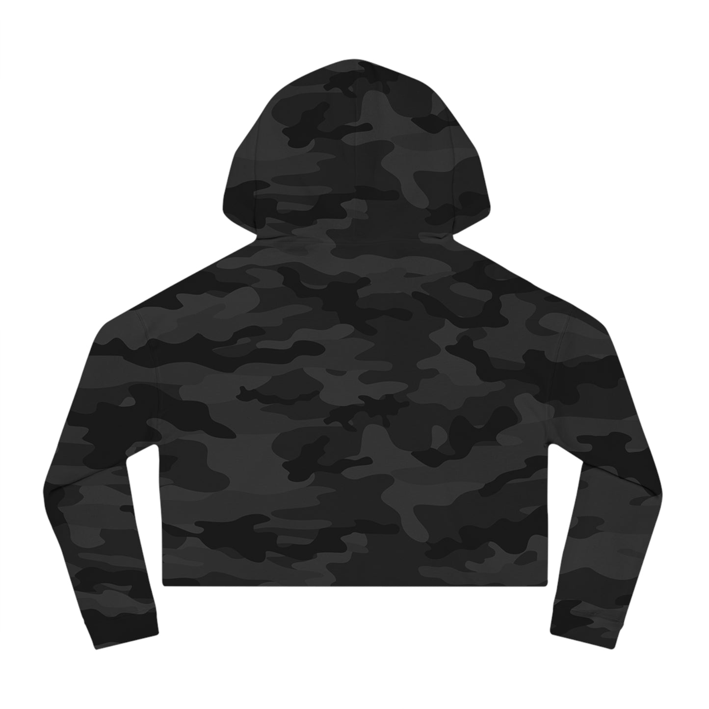 Cropped Hoodie for Women - 'Don't Look So Happy' Graphic Sweatshirt