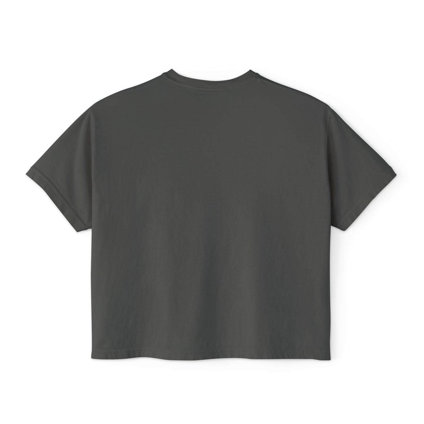 Women's Boxy Tee - 'Hands Off My Damn Pizza' Graphic Tee