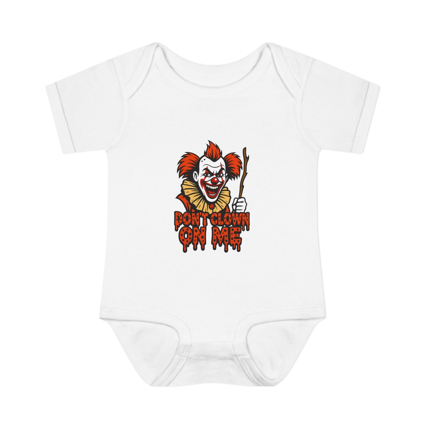Funny Infant Baby Bodysuit - "Don't Clown Cry Me" - Cute Baby Outfit, Halloween Costume, Baby Shower Gift, Dress Up, Comedy Apparel