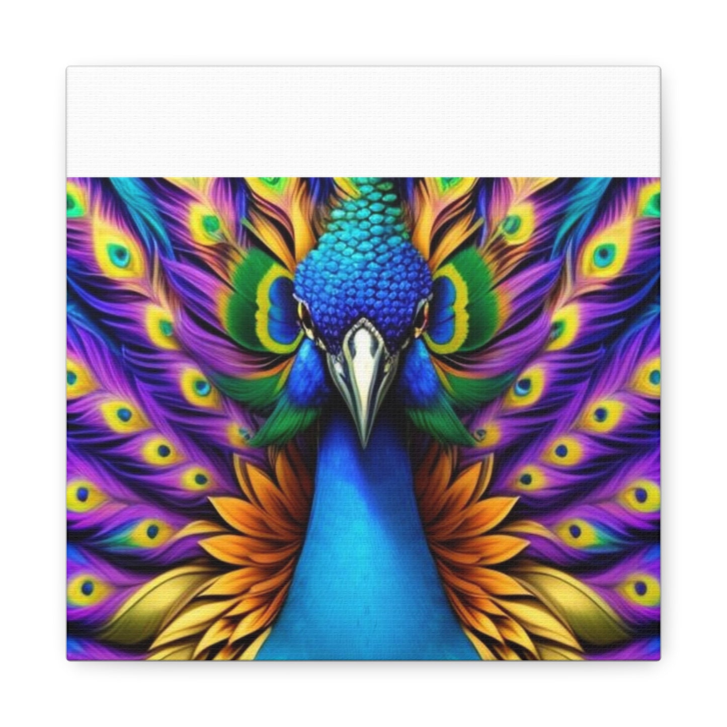 Canvas Print - Beautiful Peacock Wall Art Decor