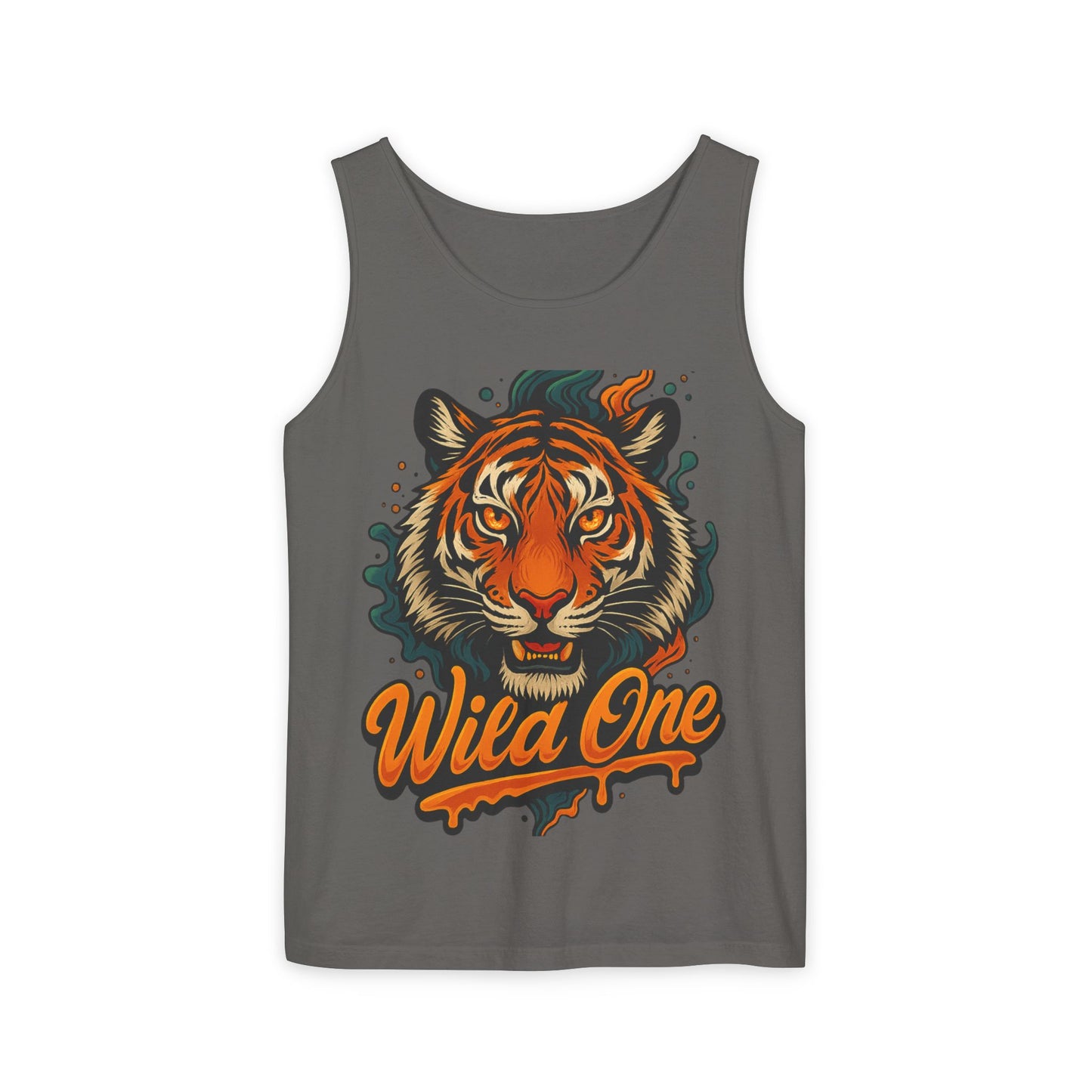 Wila One Tiger Graphic Unisex Tank Top - Vibrant & Stylish Summer Wear