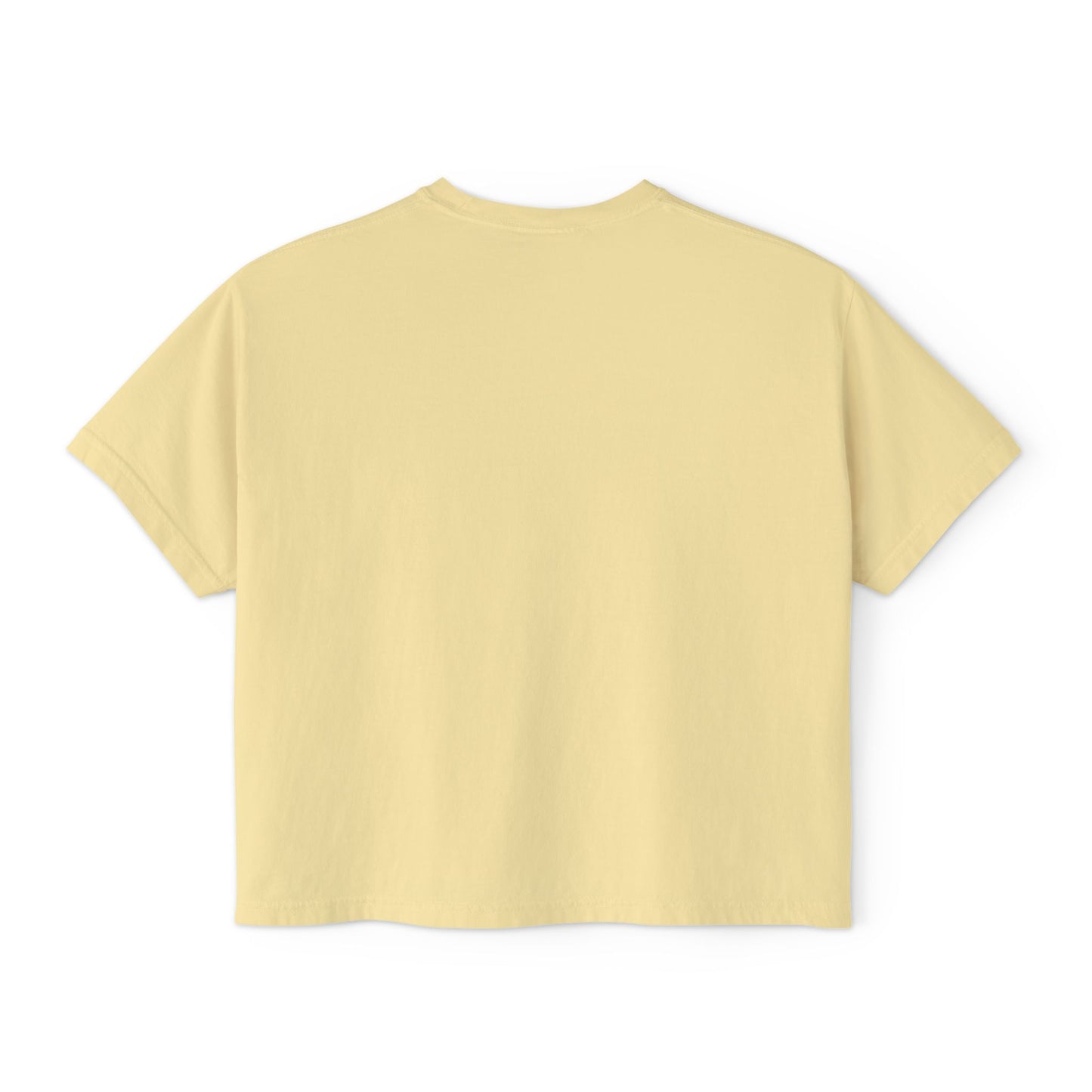 Women's Boxy Tee - 'Hands Off My Damn Pizza' Graphic Tee