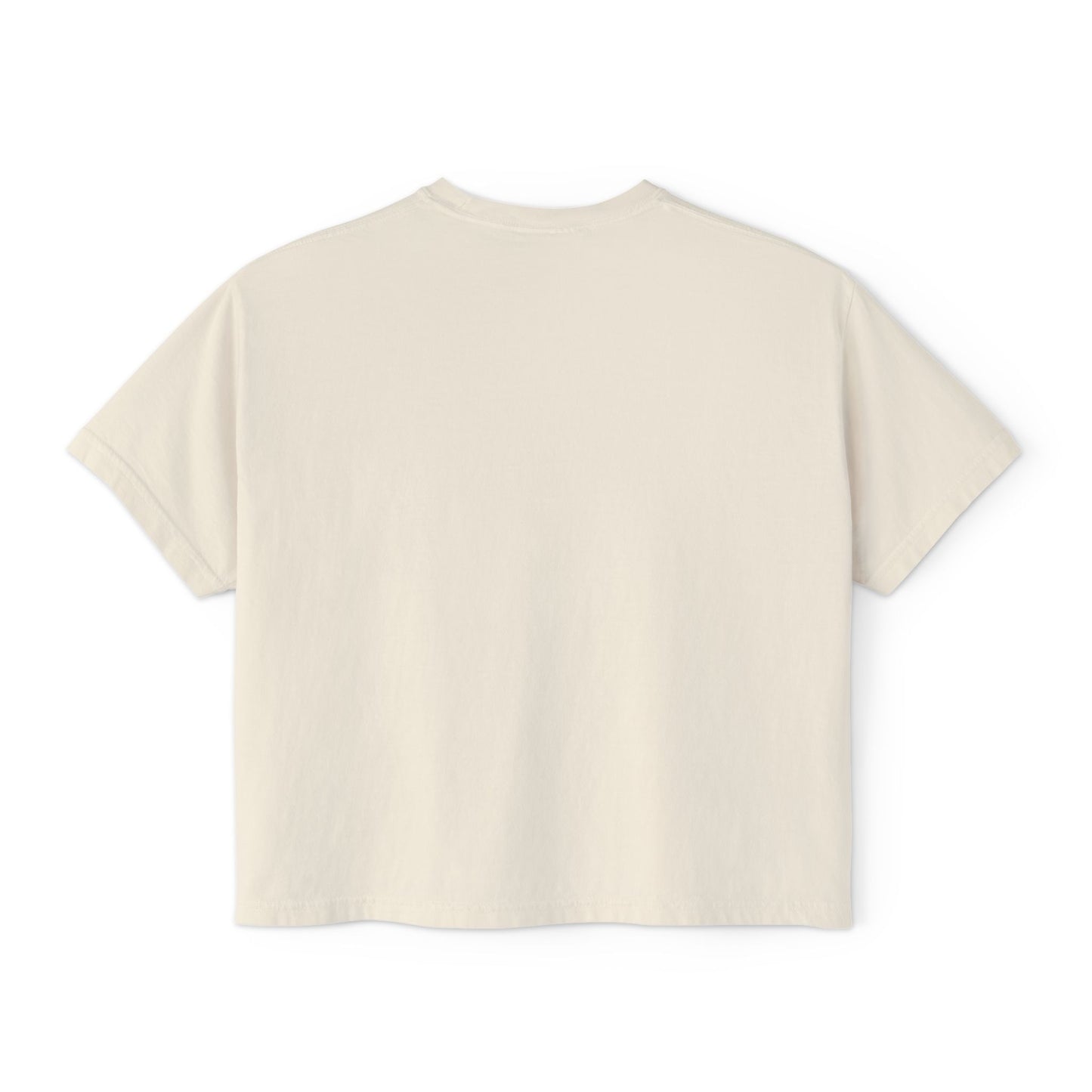 Women's Boxy Tee - 'Hands Off My Damn Pizza' Graphic Tee