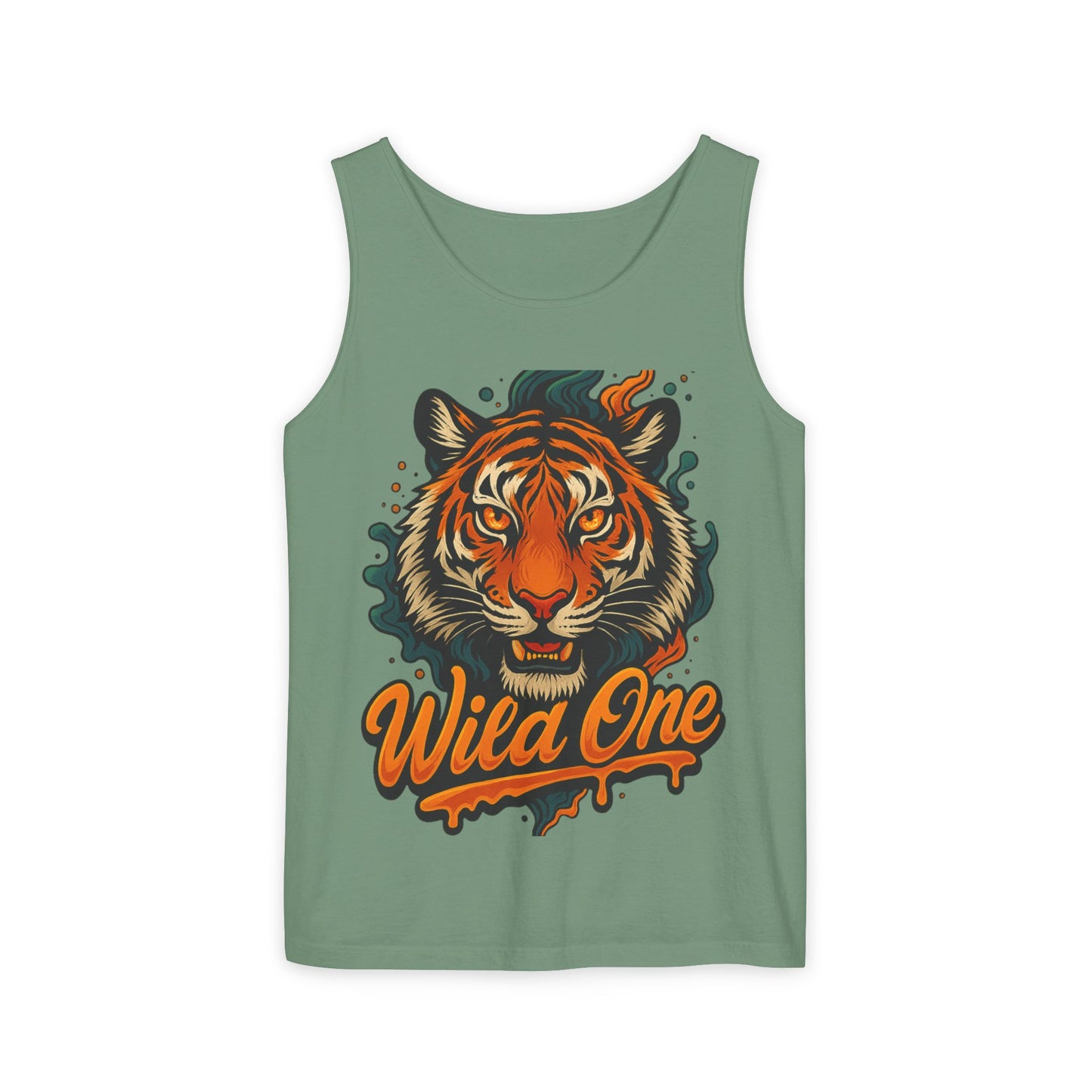 Wila One Tiger Graphic Unisex Tank Top - Vibrant & Stylish Summer Wear