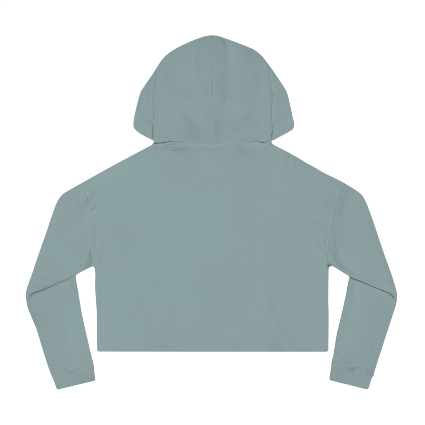 Cropped Hoodie for Women - 'Don't Look So Happy' Graphic Sweatshirt