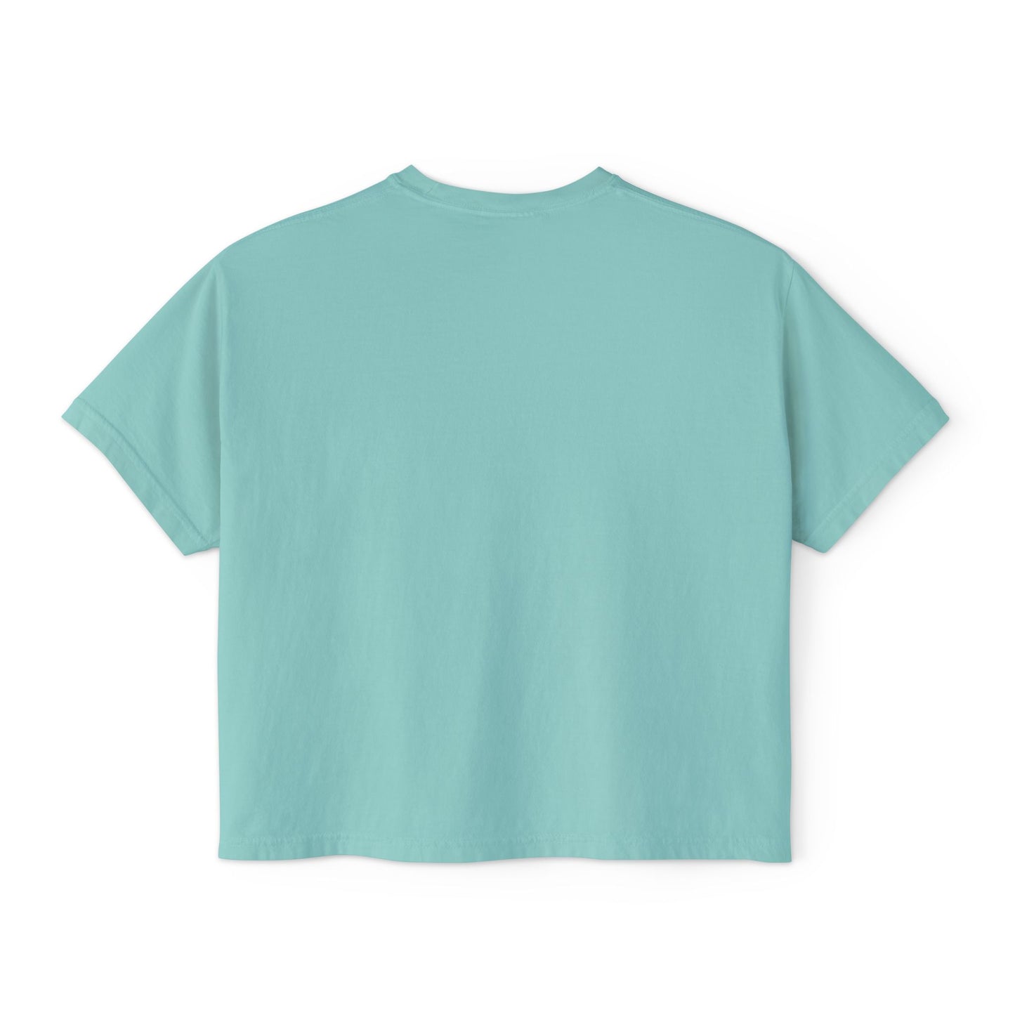 Women's Boxy Tee - 'Hands Off My Damn Pizza' Graphic Tee