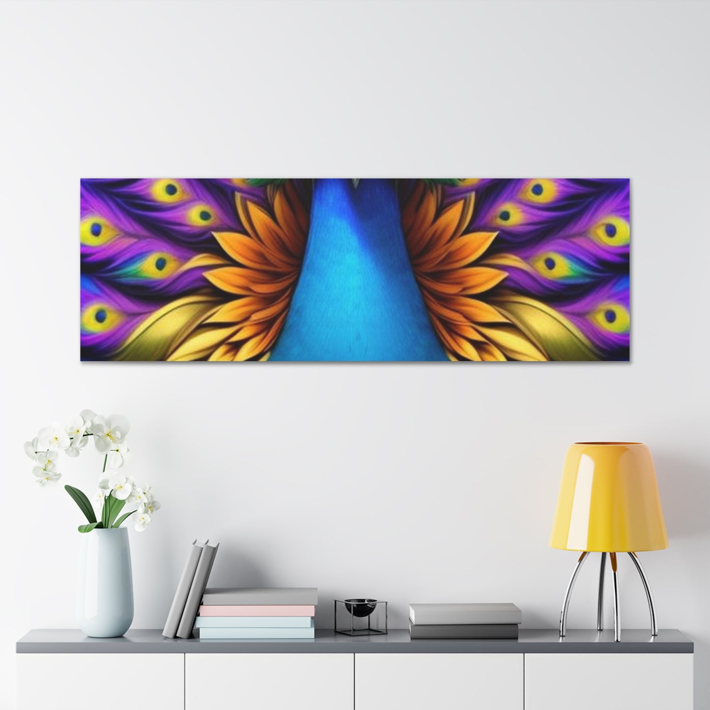 Canvas Print - Beautiful Peacock Wall Art Decor