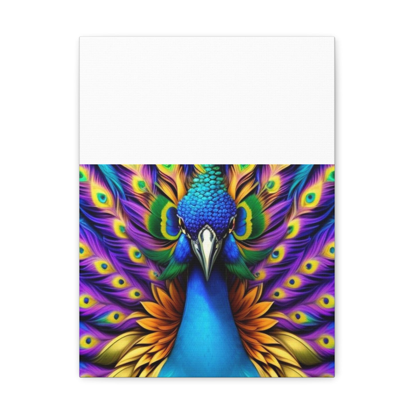 Canvas Print - Beautiful Peacock Wall Art Decor