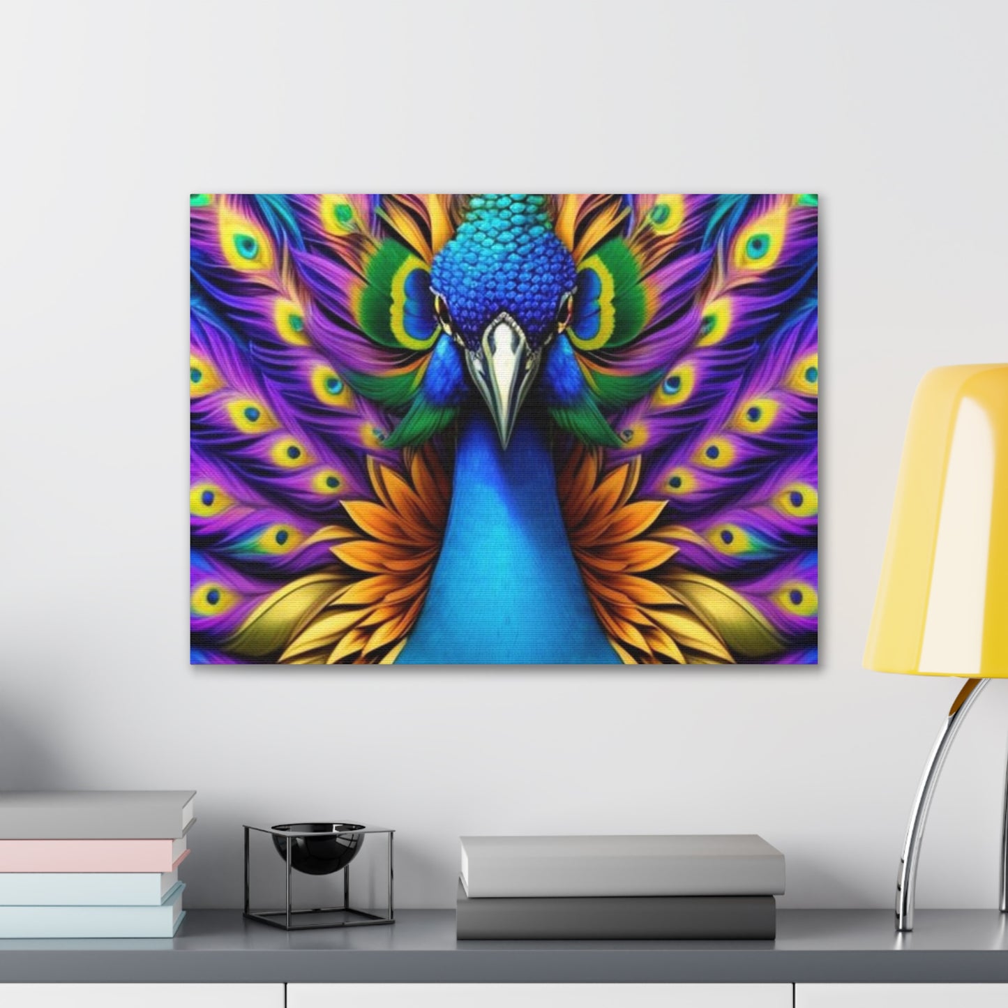 Canvas Print - Beautiful Peacock Wall Art Decor