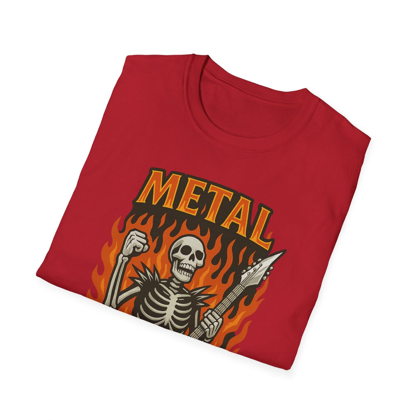 Skeleton Metal Never Dies T-Shirt