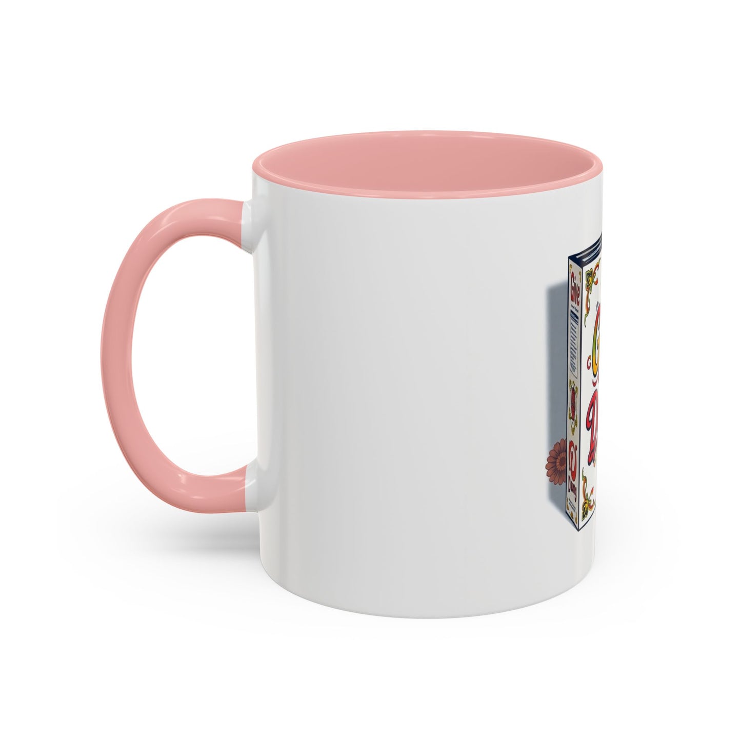 Give a Damn Accent Coffee Mug - Unique Gift for Friends, Fun Office Decor, Motivational Java Cup, Bold Ceramic Mug
