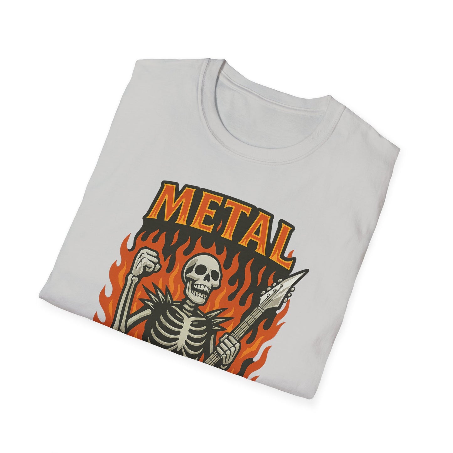 Skeleton Metal Never Dies T-Shirt