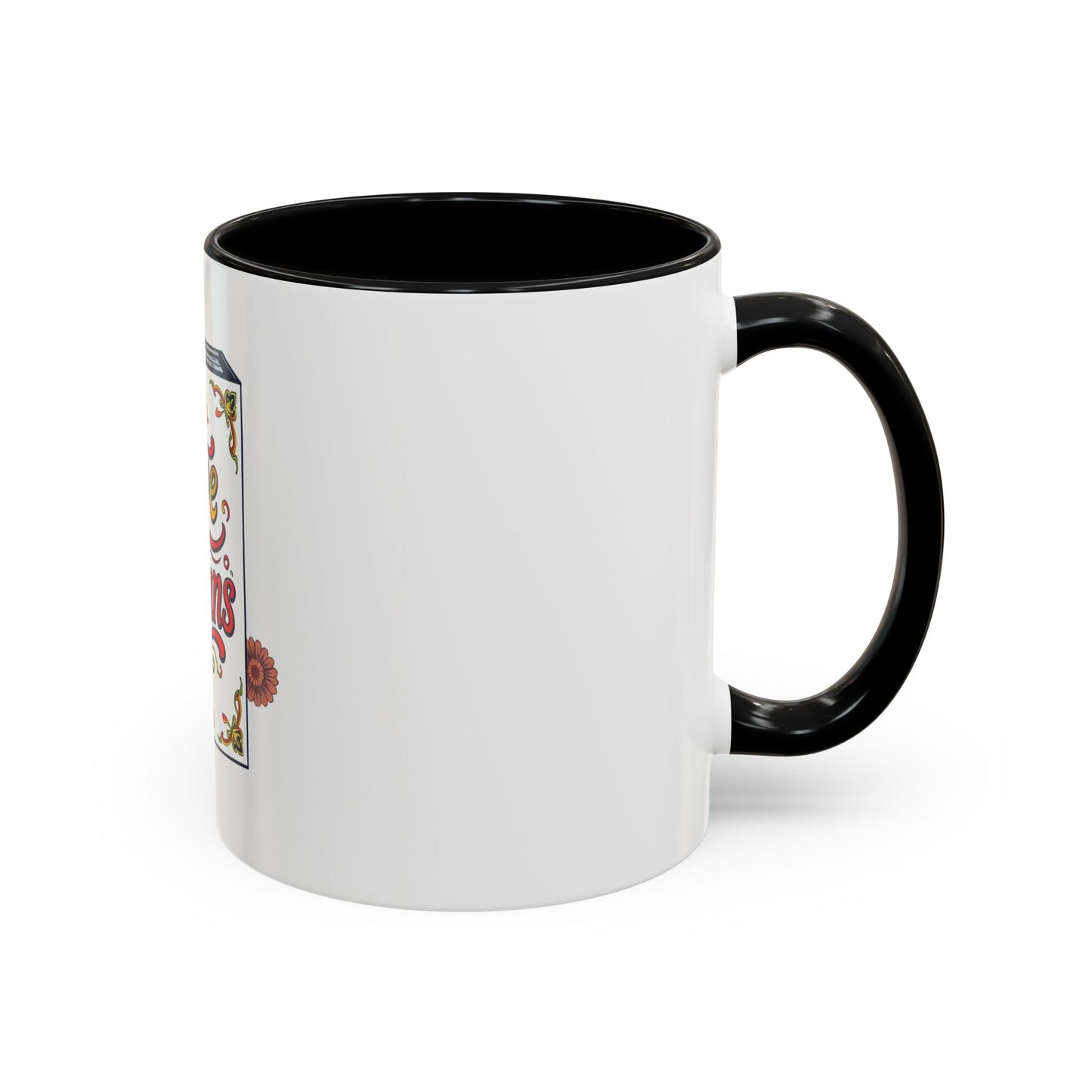 Give a Damn Accent Coffee Mug - Unique Gift for Friends, Fun Office Decor, Motivational Java Cup, Bold Ceramic Mug