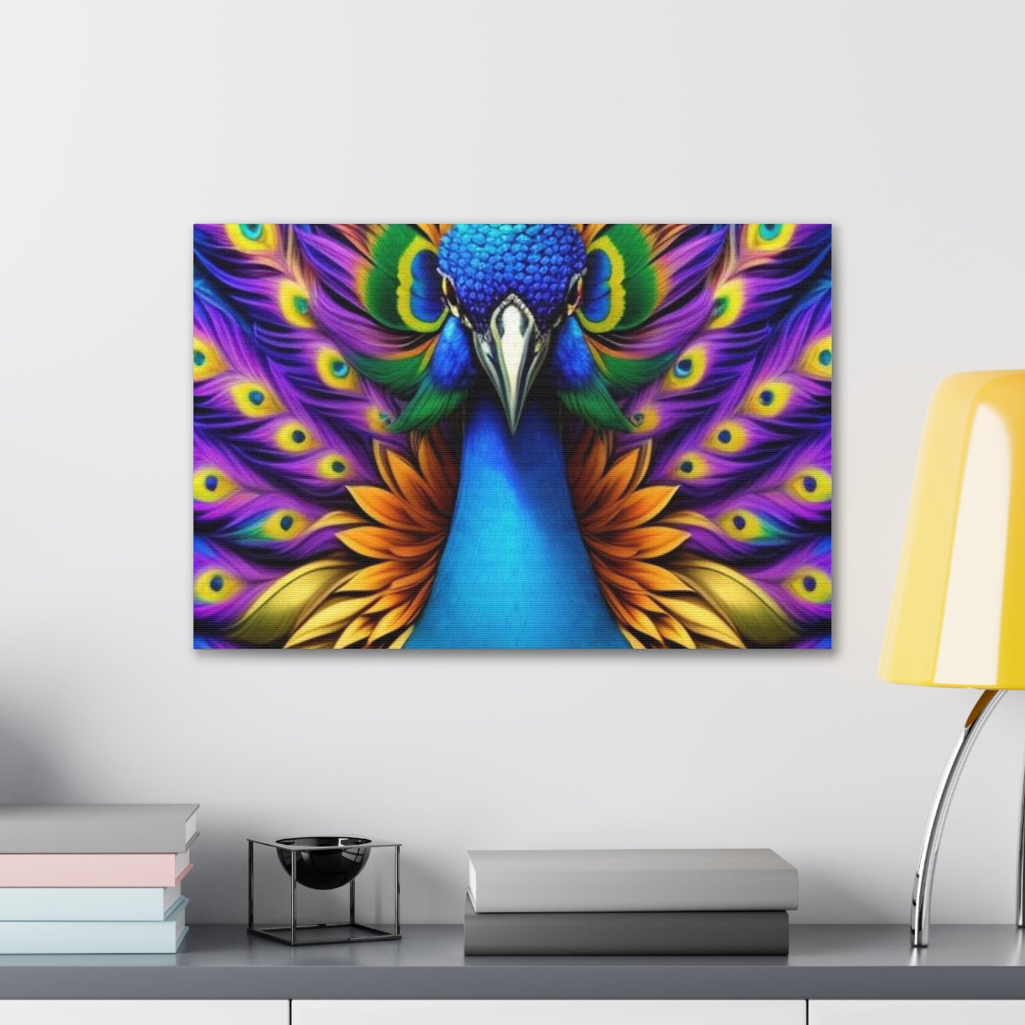 Canvas Print - Beautiful Peacock Wall Art Decor