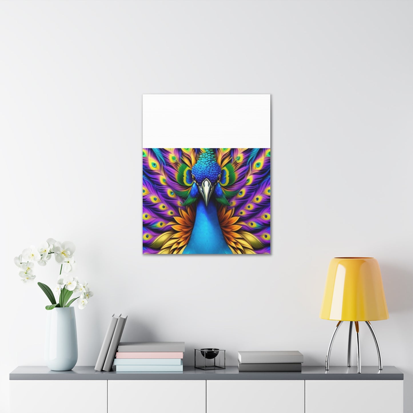 Canvas Print - Beautiful Peacock Wall Art Decor