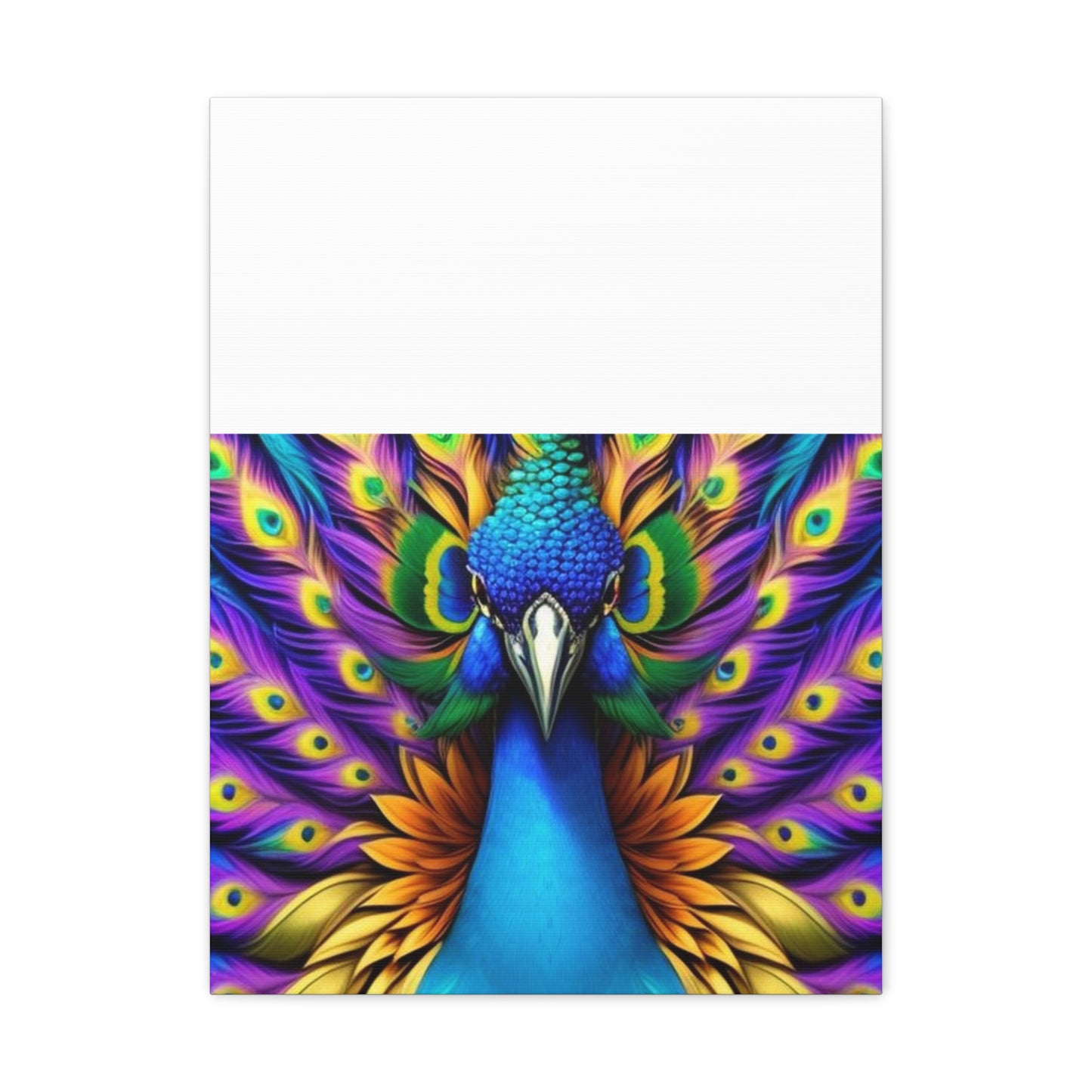 Canvas Print - Beautiful Peacock Wall Art Decor