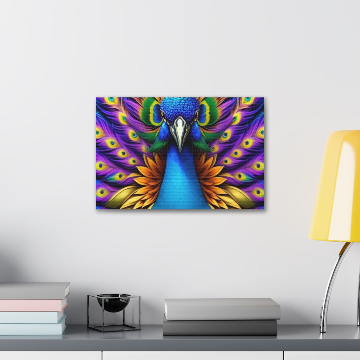 Canvas Print - Beautiful Peacock Wall Art Decor