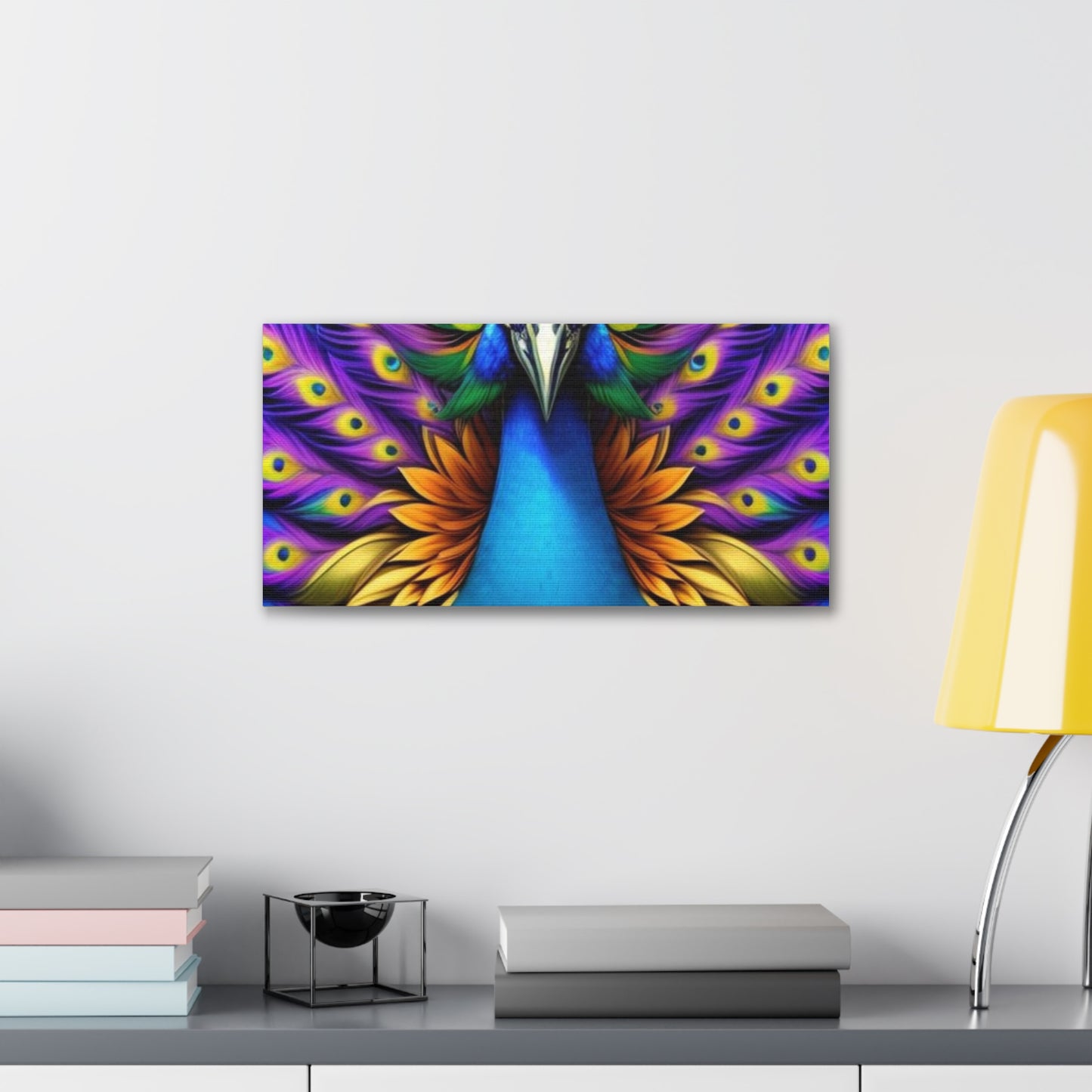 Canvas Print - Beautiful Peacock Wall Art Decor