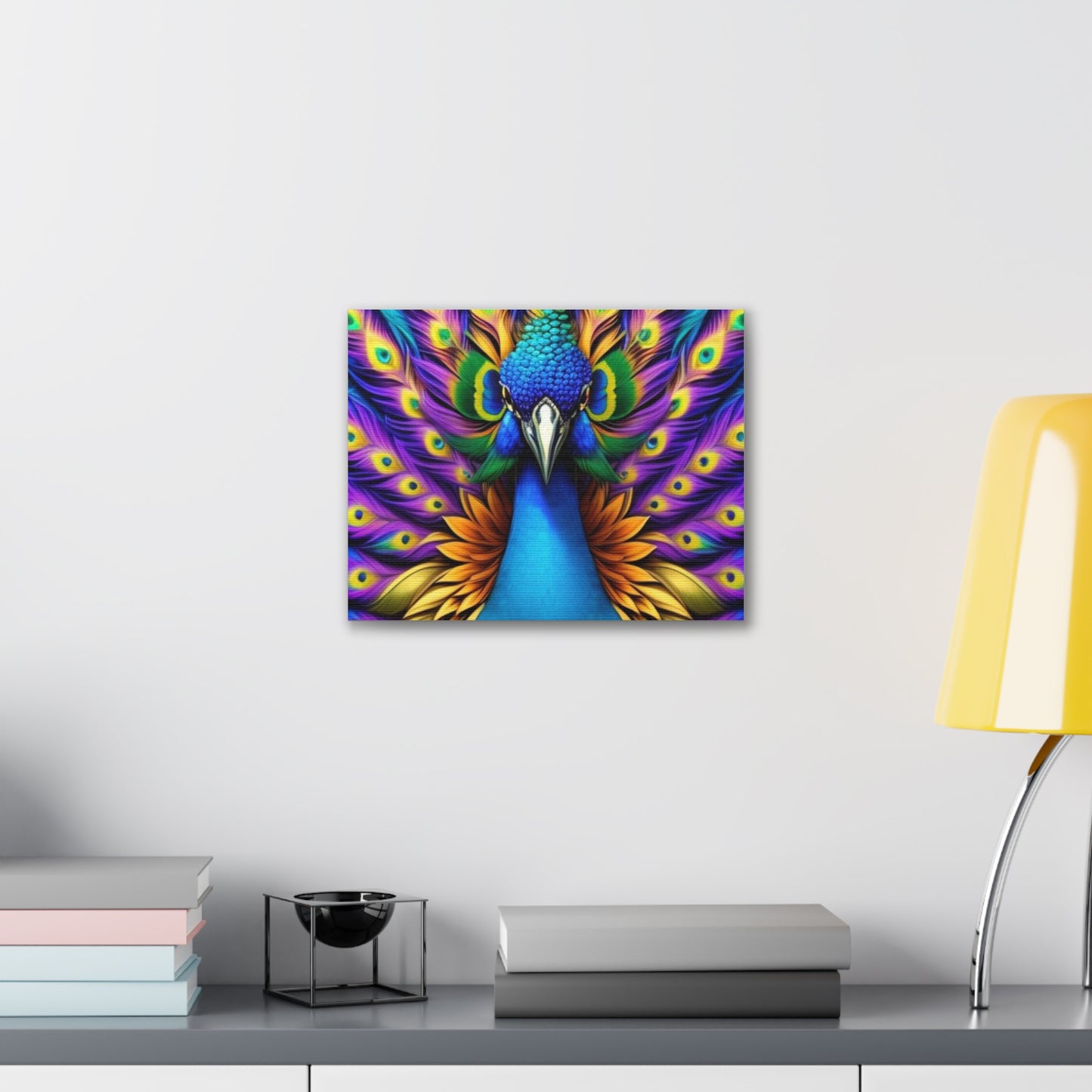 Canvas Print - Beautiful Peacock Wall Art Decor