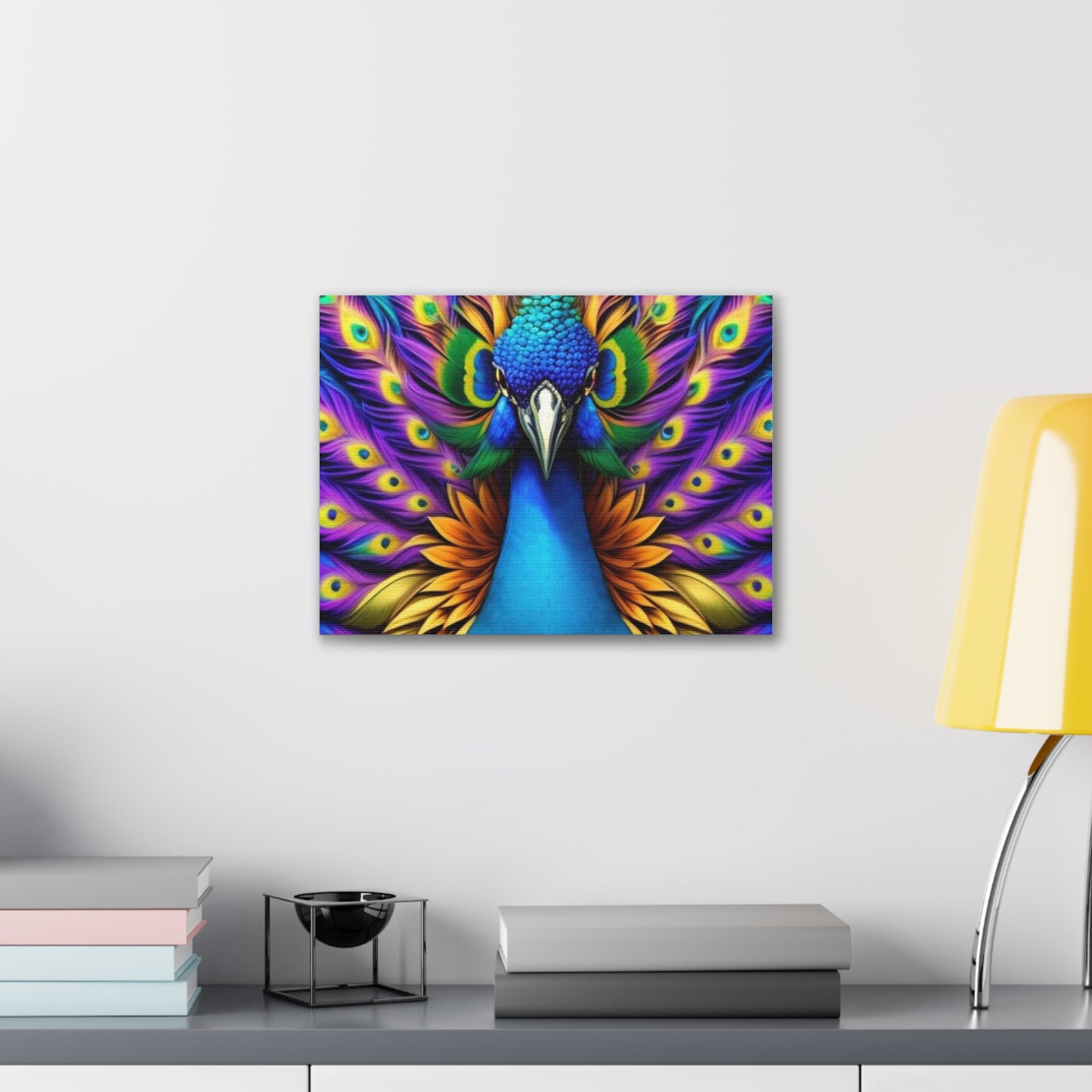 Canvas Print - Beautiful Peacock Wall Art Decor