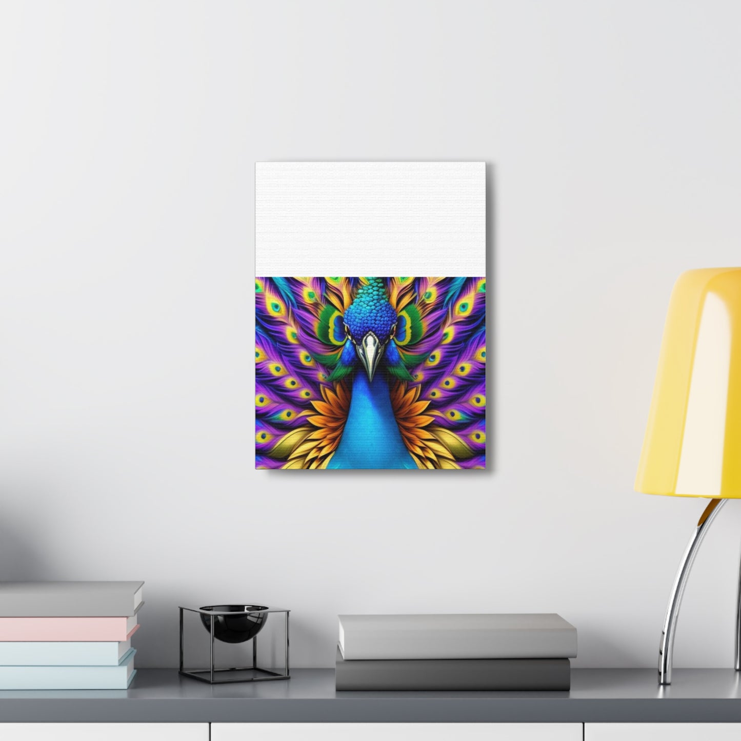 Canvas Print - Beautiful Peacock Wall Art Decor