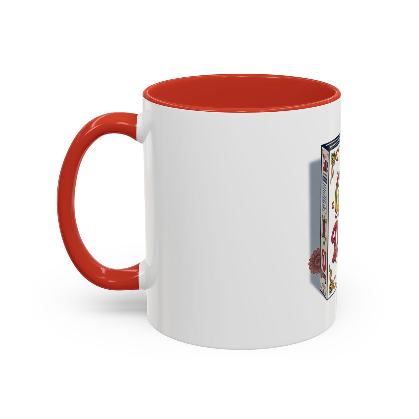 Give a Damn Accent Coffee Mug - Unique Gift for Friends, Fun Office Decor, Motivational Java Cup, Bold Ceramic Mug