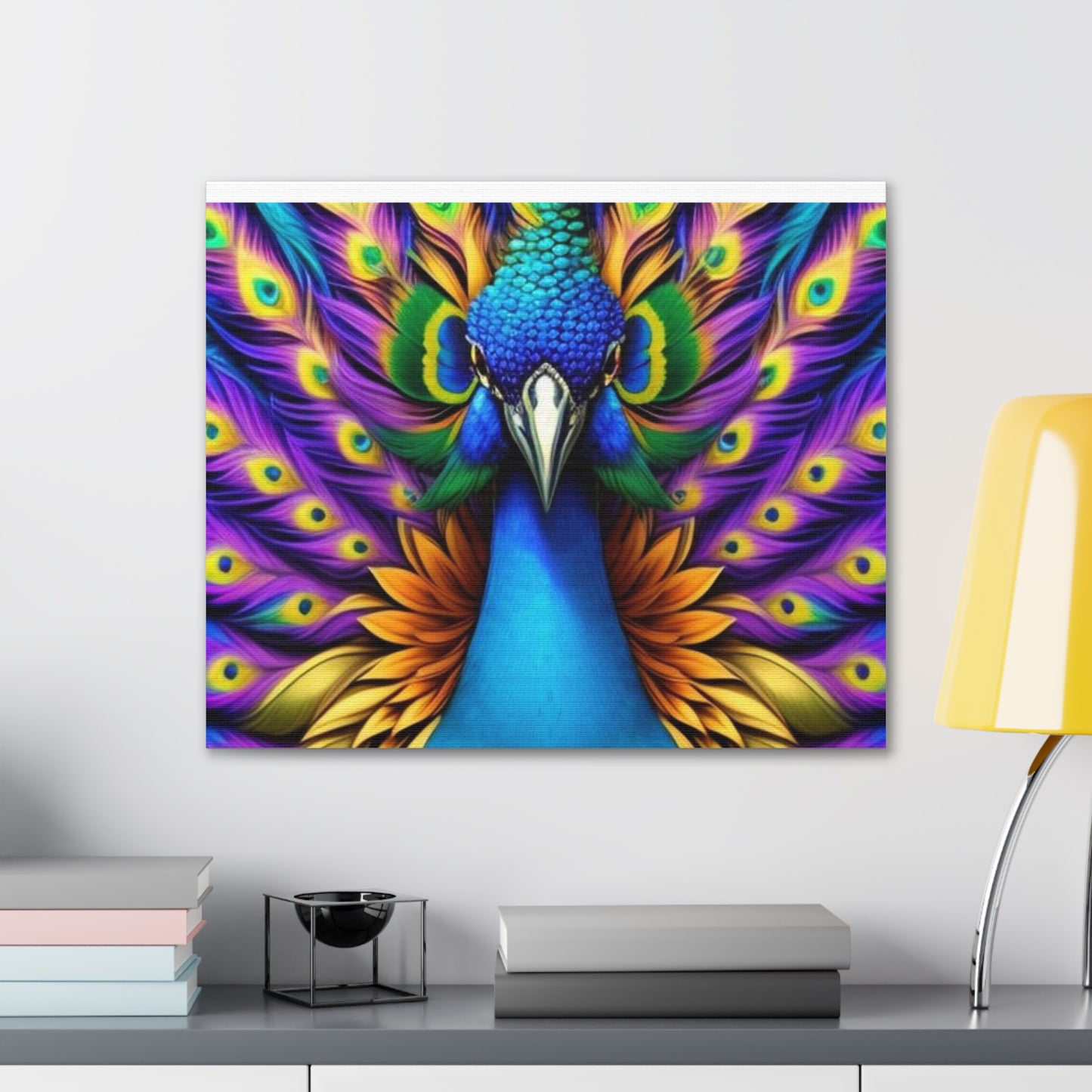 Canvas Print - Beautiful Peacock Wall Art Decor