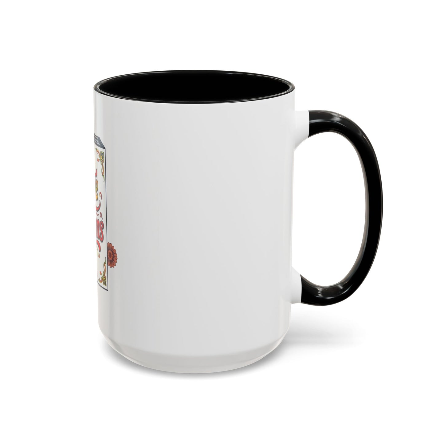 Give a Damn Accent Coffee Mug - Unique Gift for Friends, Fun Office Decor, Motivational Java Cup, Bold Ceramic Mug
