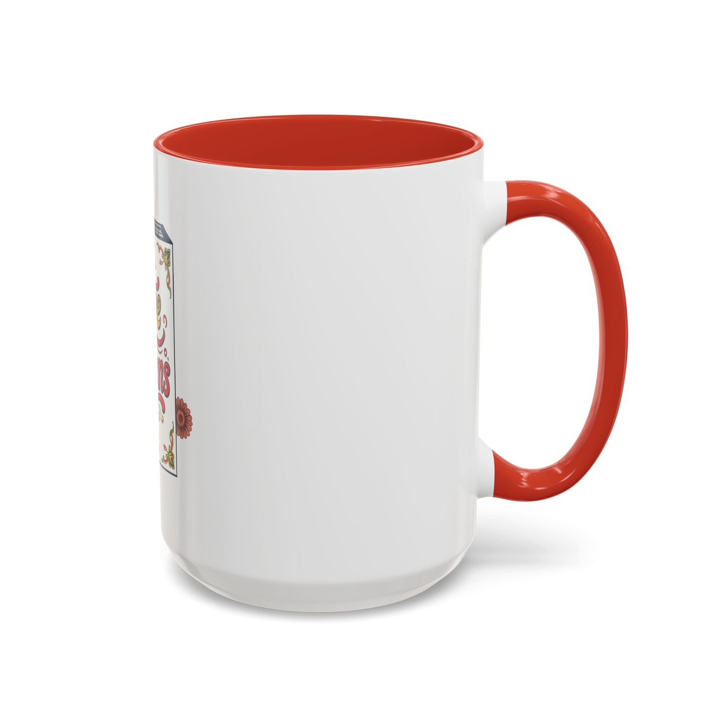 Give a Damn Accent Coffee Mug - Unique Gift for Friends, Fun Office Decor, Motivational Java Cup, Bold Ceramic Mug