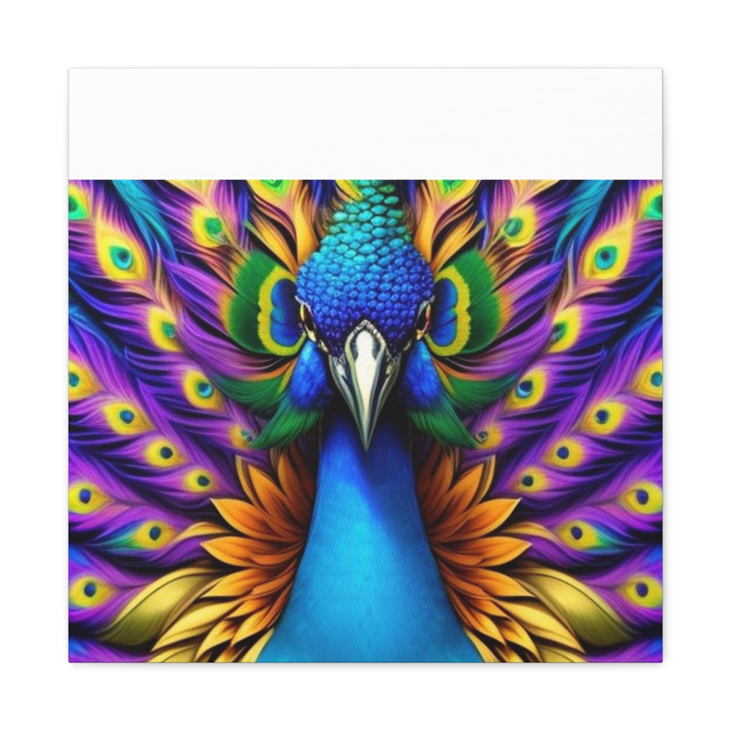 Canvas Print - Beautiful Peacock Wall Art Decor