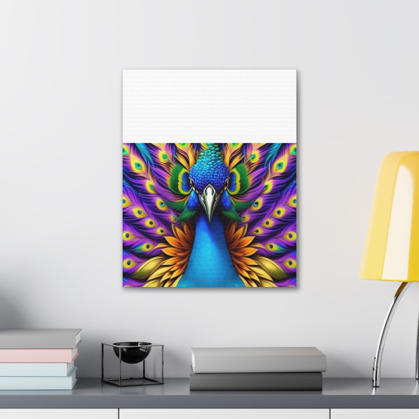 Canvas Print - Beautiful Peacock Wall Art Decor