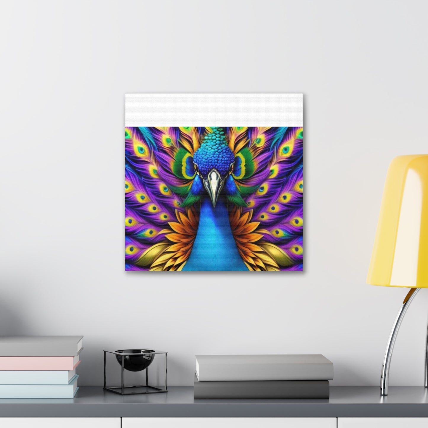 Canvas Print - Beautiful Peacock Wall Art Decor