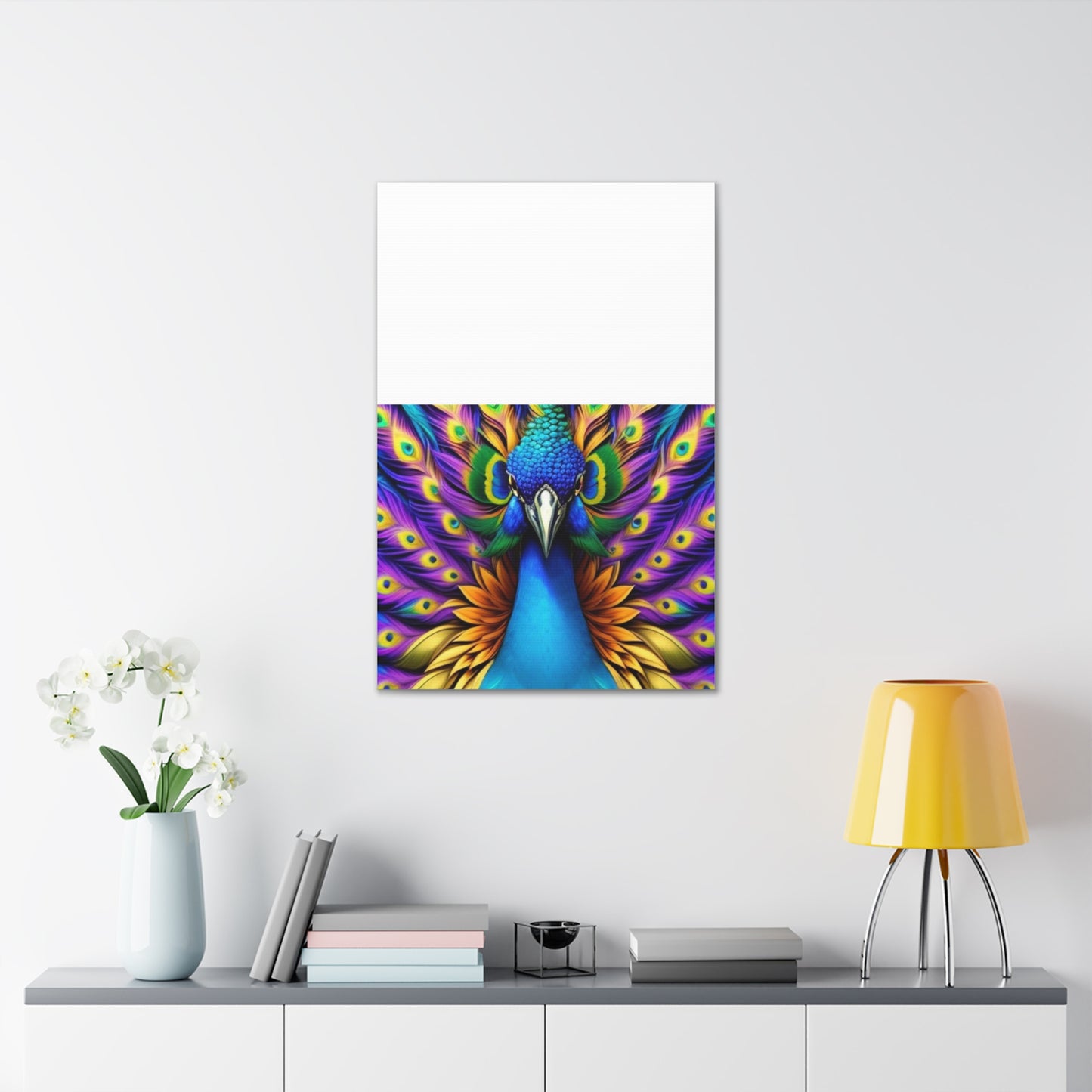 Canvas Print - Beautiful Peacock Wall Art Decor