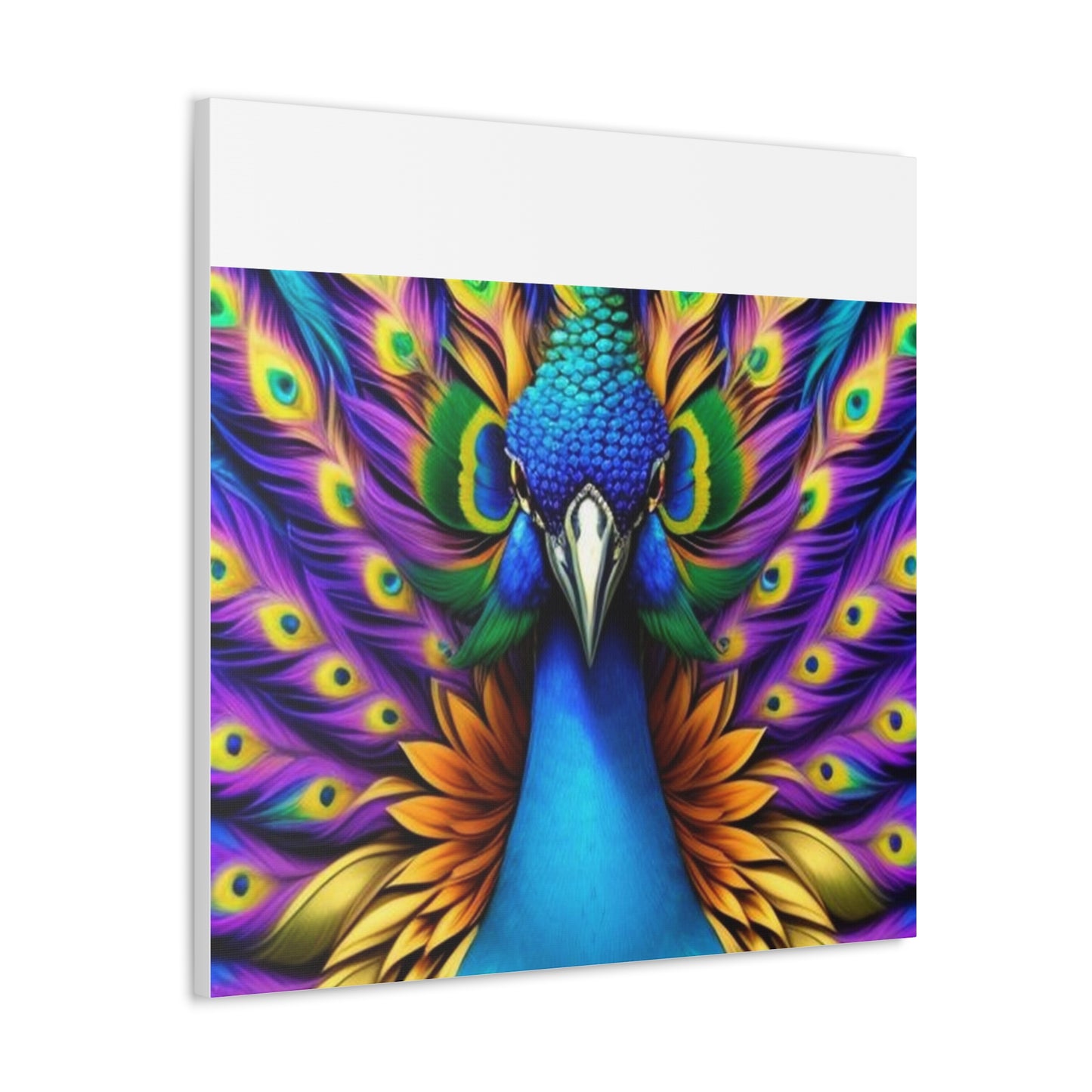 Canvas Print - Beautiful Peacock Wall Art Decor