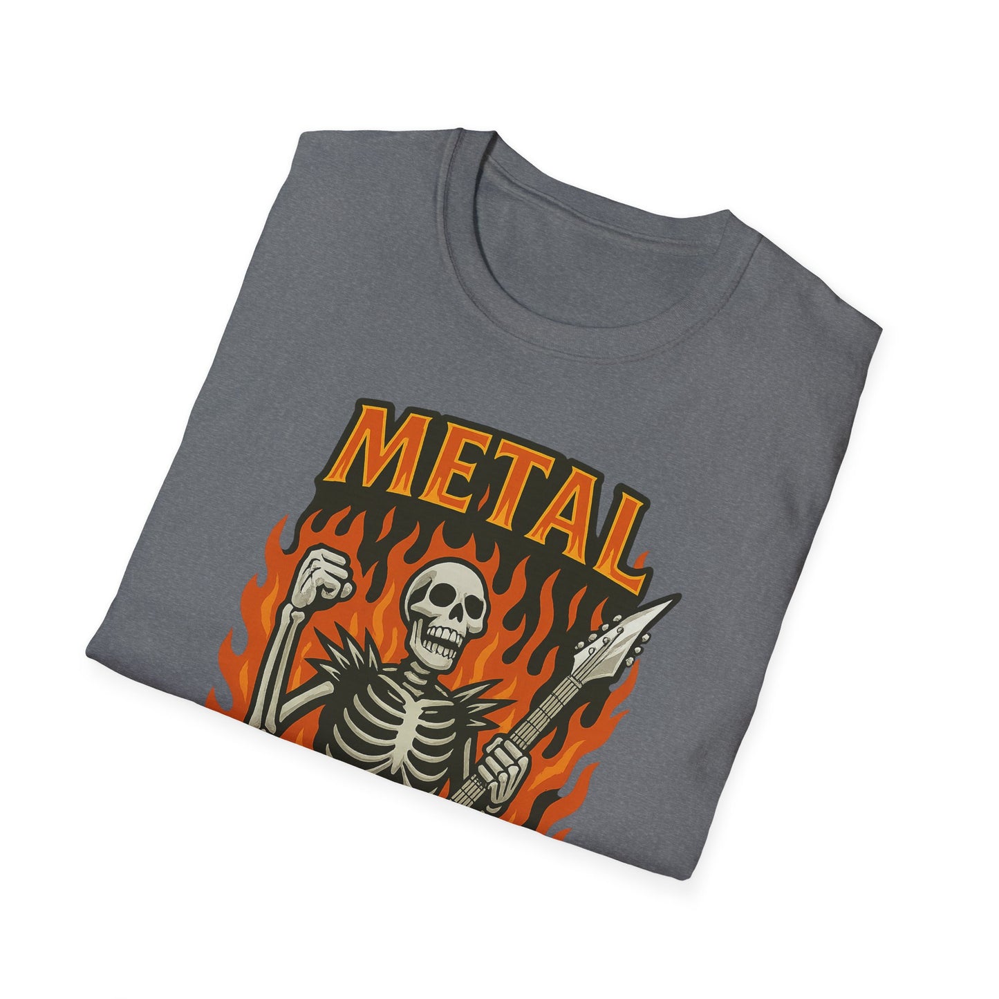 Skeleton Metal Never Dies T-Shirt