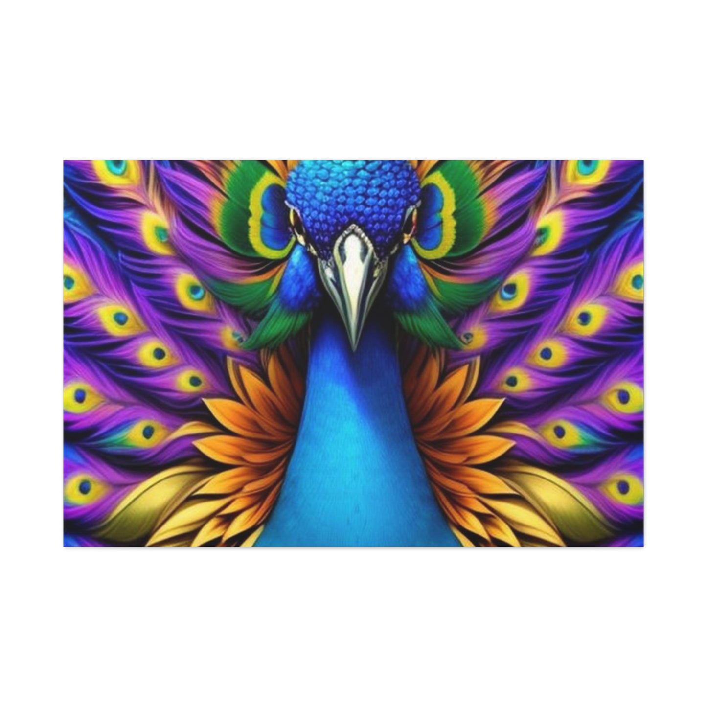 Canvas Print - Beautiful Peacock Wall Art Decor