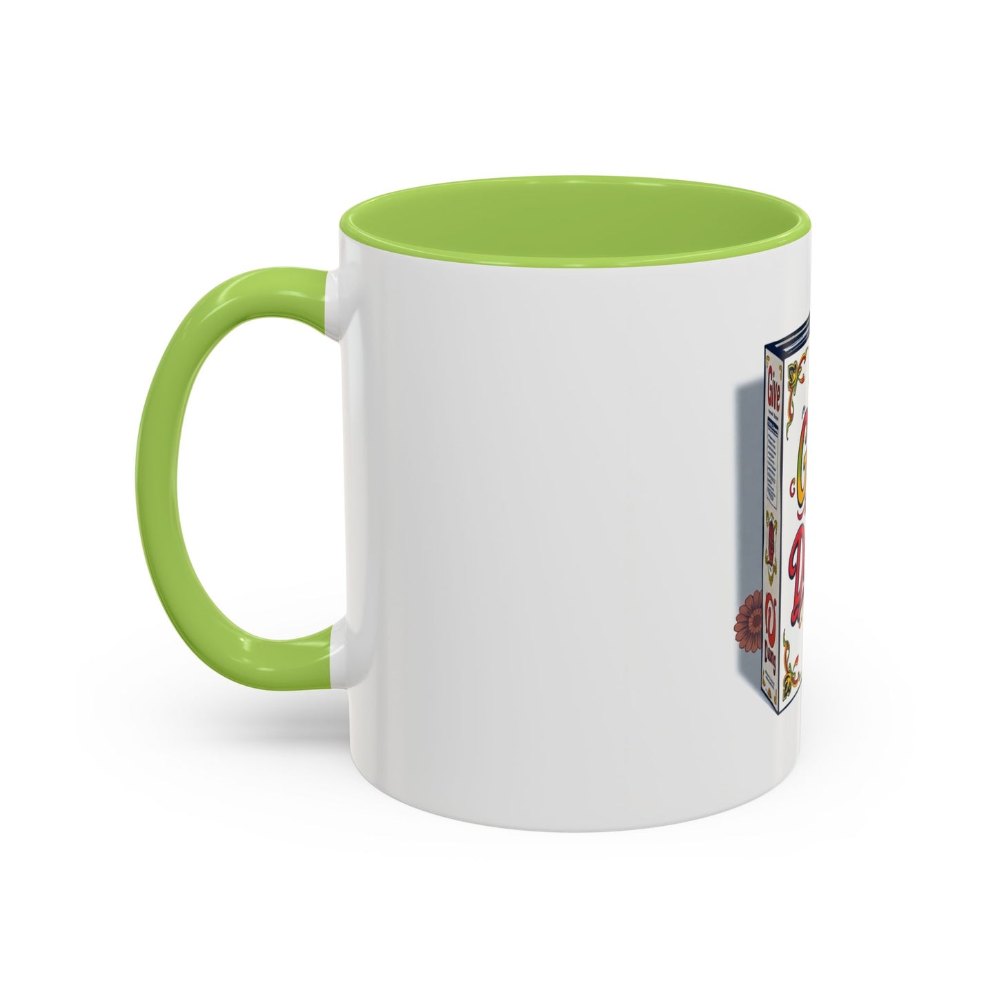 Give a Damn Accent Coffee Mug - Unique Gift for Friends, Fun Office Decor, Motivational Java Cup, Bold Ceramic Mug