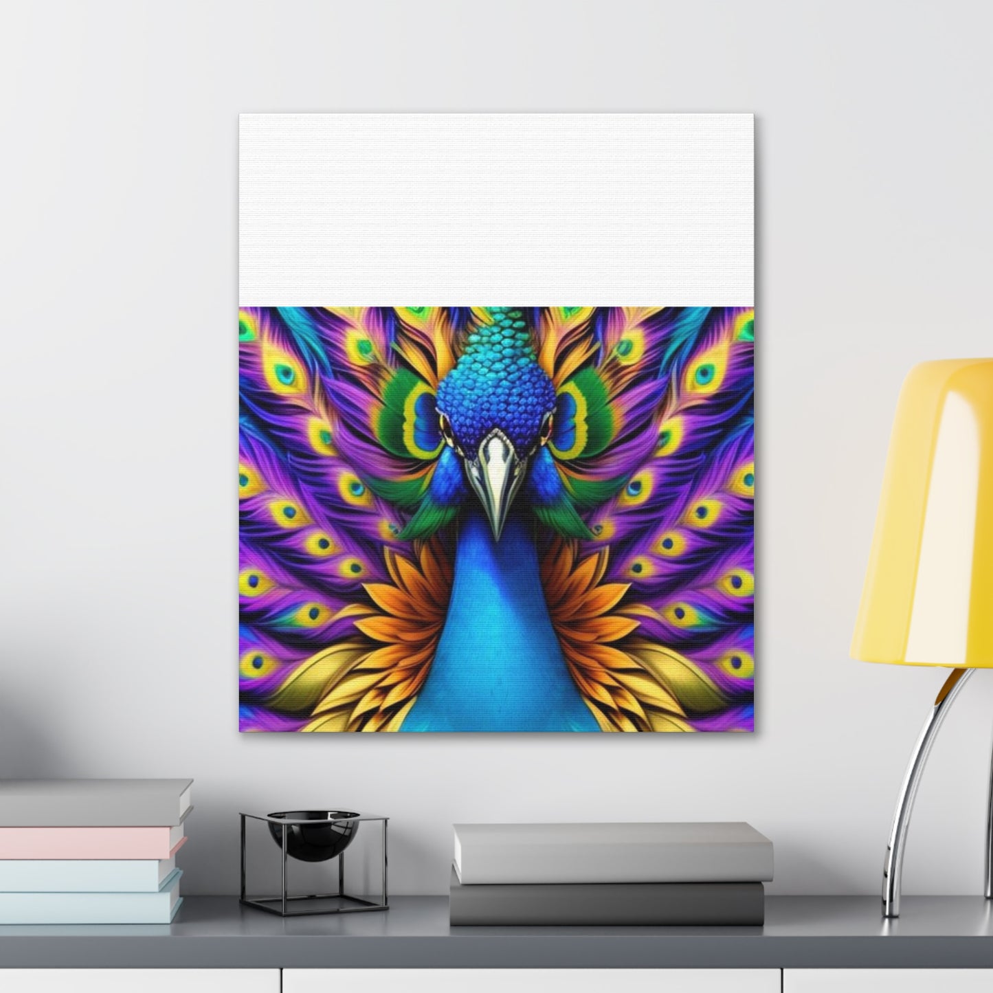 Canvas Print - Beautiful Peacock Wall Art Decor