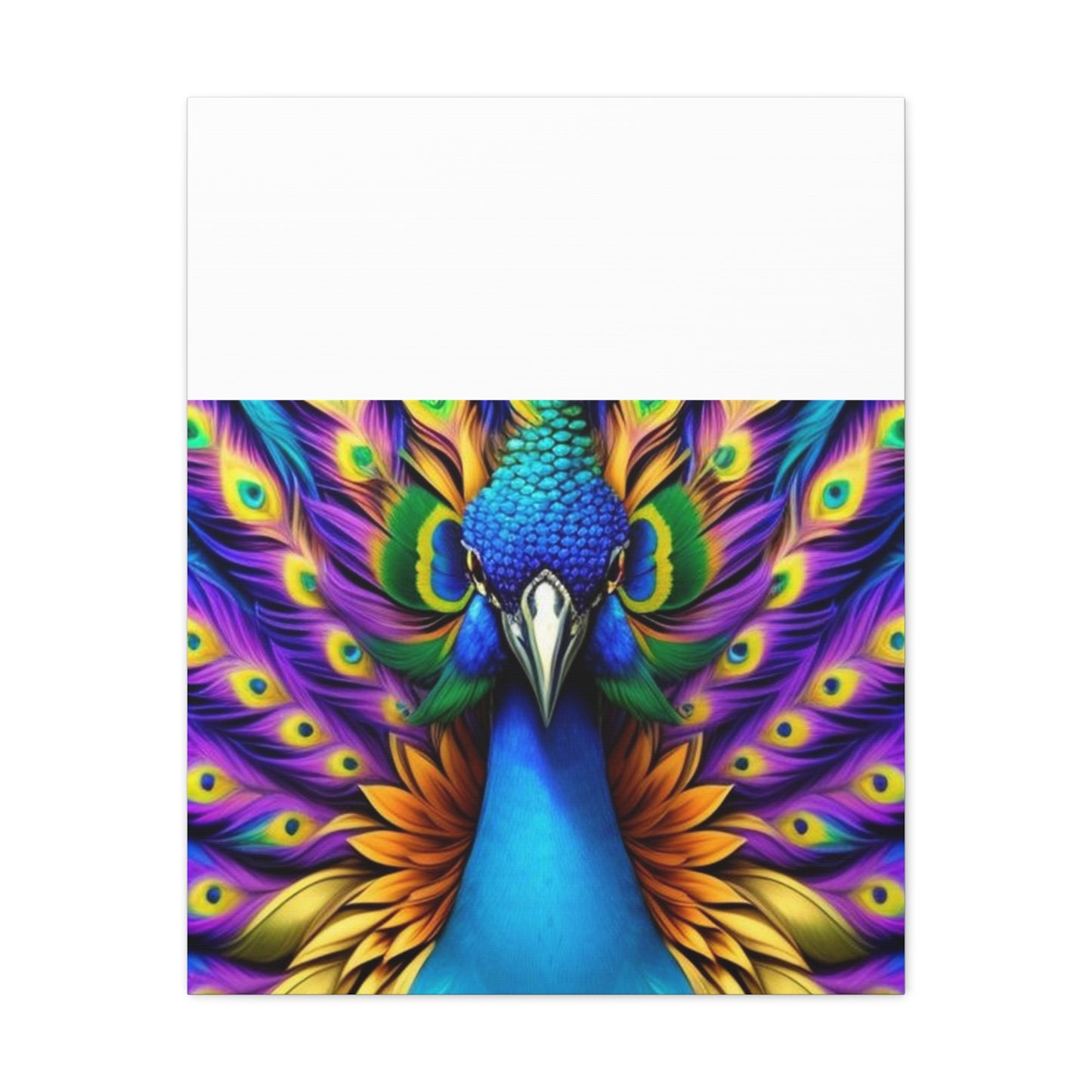 Canvas Print - Beautiful Peacock Wall Art Decor