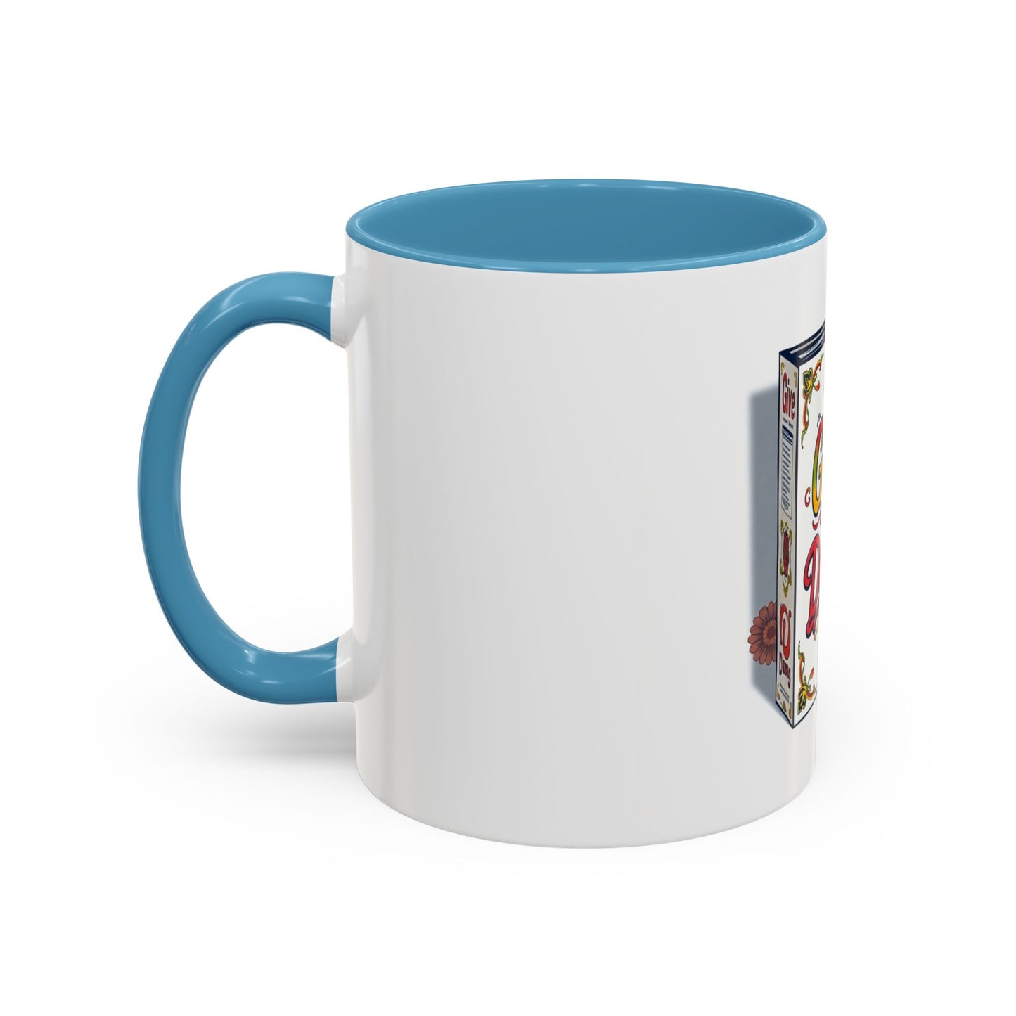 Give a Damn Accent Coffee Mug - Unique Gift for Friends, Fun Office Decor, Motivational Java Cup, Bold Ceramic Mug