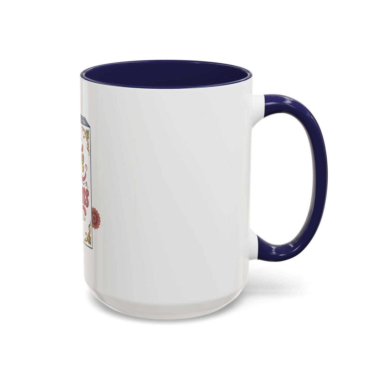 Give a Damn Accent Coffee Mug - Unique Gift for Friends, Fun Office Decor, Motivational Java Cup, Bold Ceramic Mug