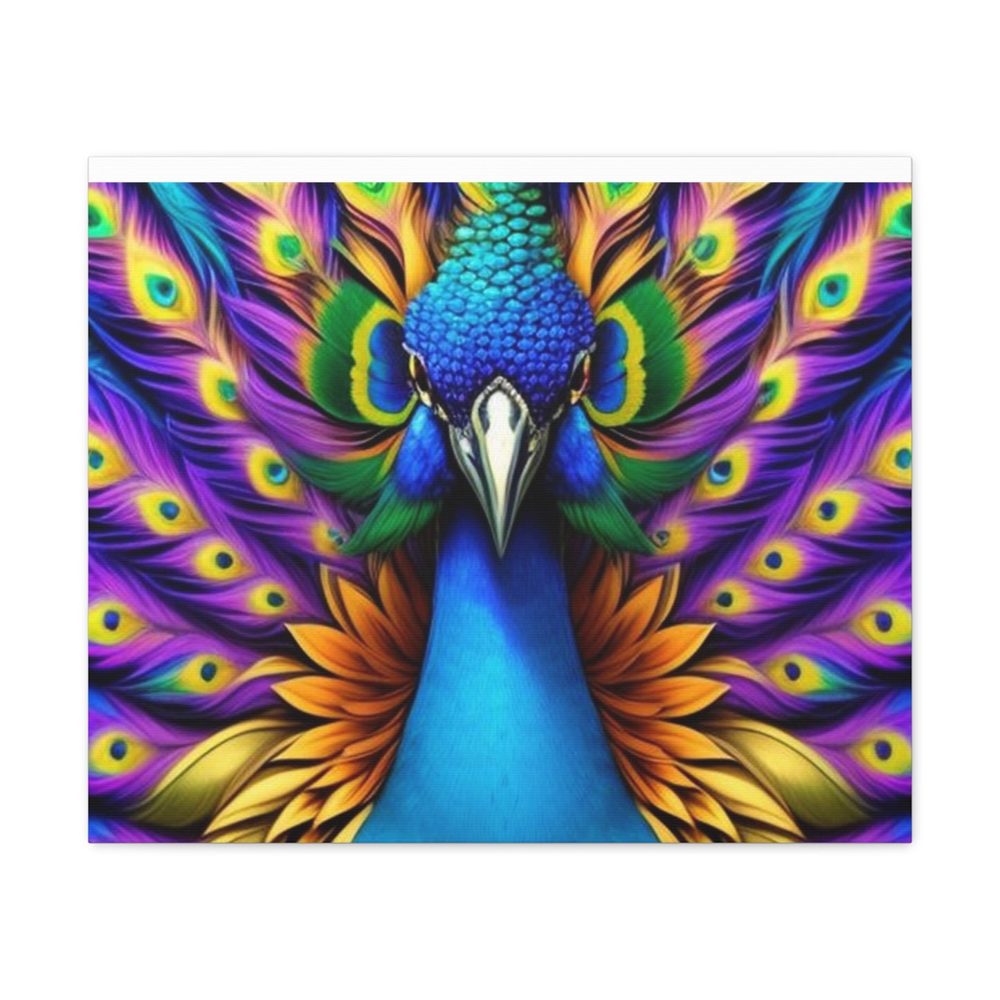 Canvas Print - Beautiful Peacock Wall Art Decor