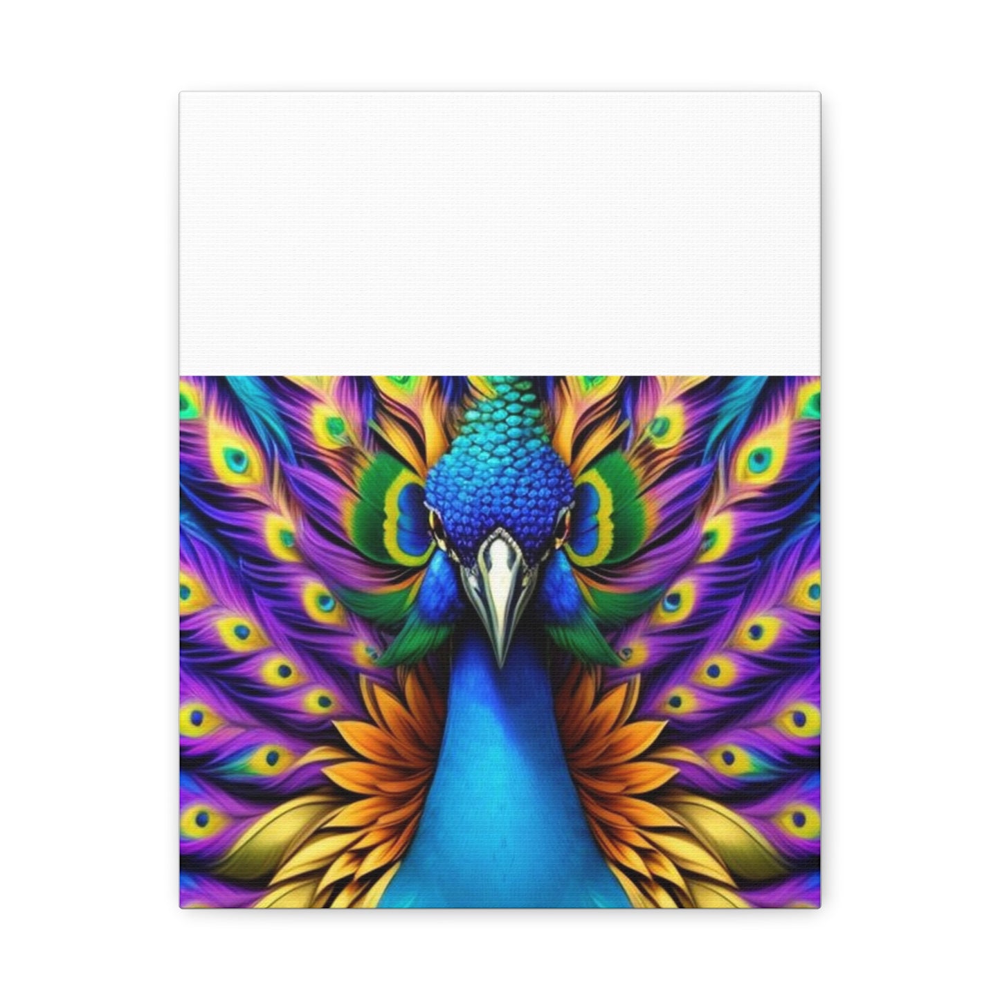 Canvas Print - Beautiful Peacock Wall Art Decor